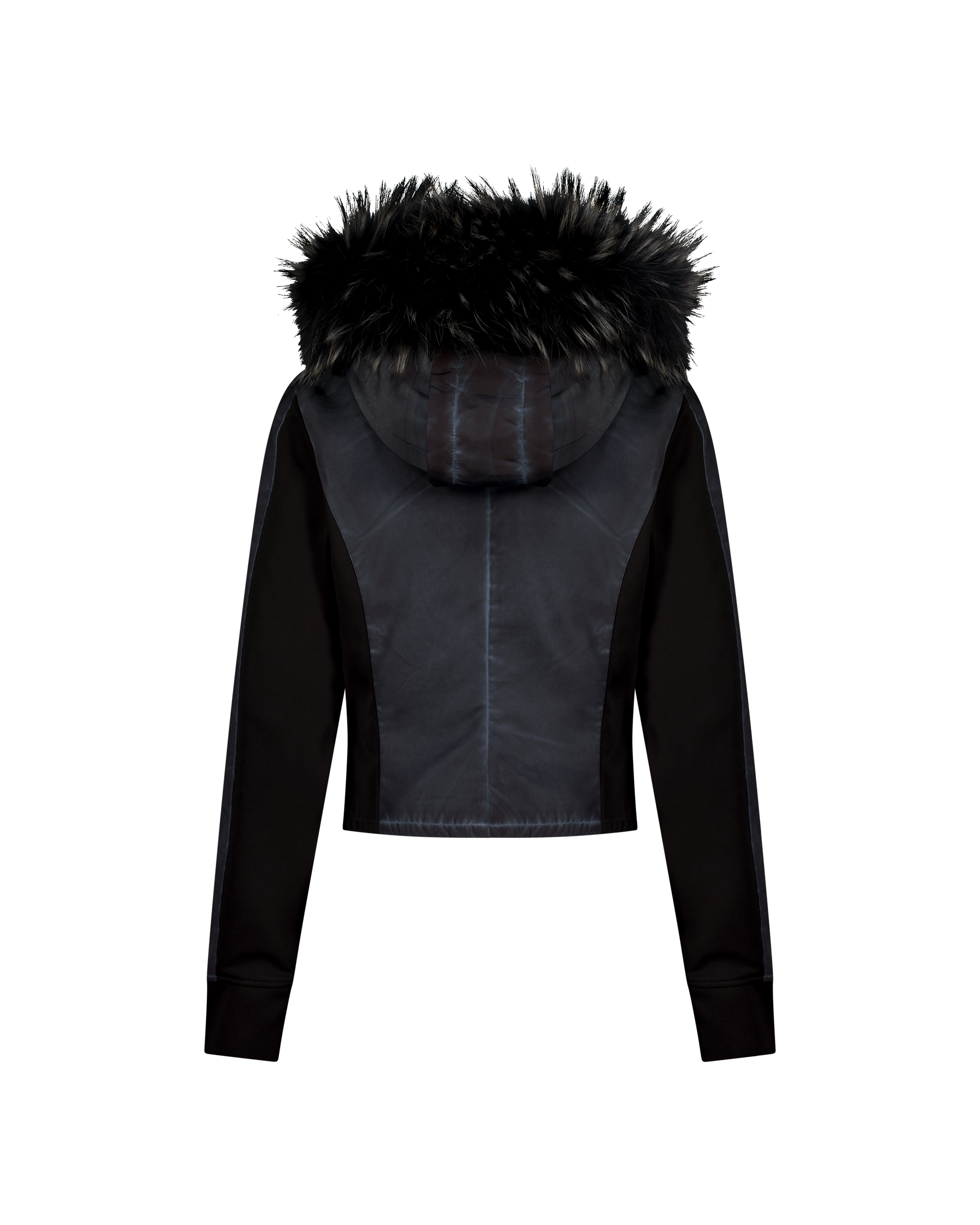 FUR HOODIE ZIP JACKET-6