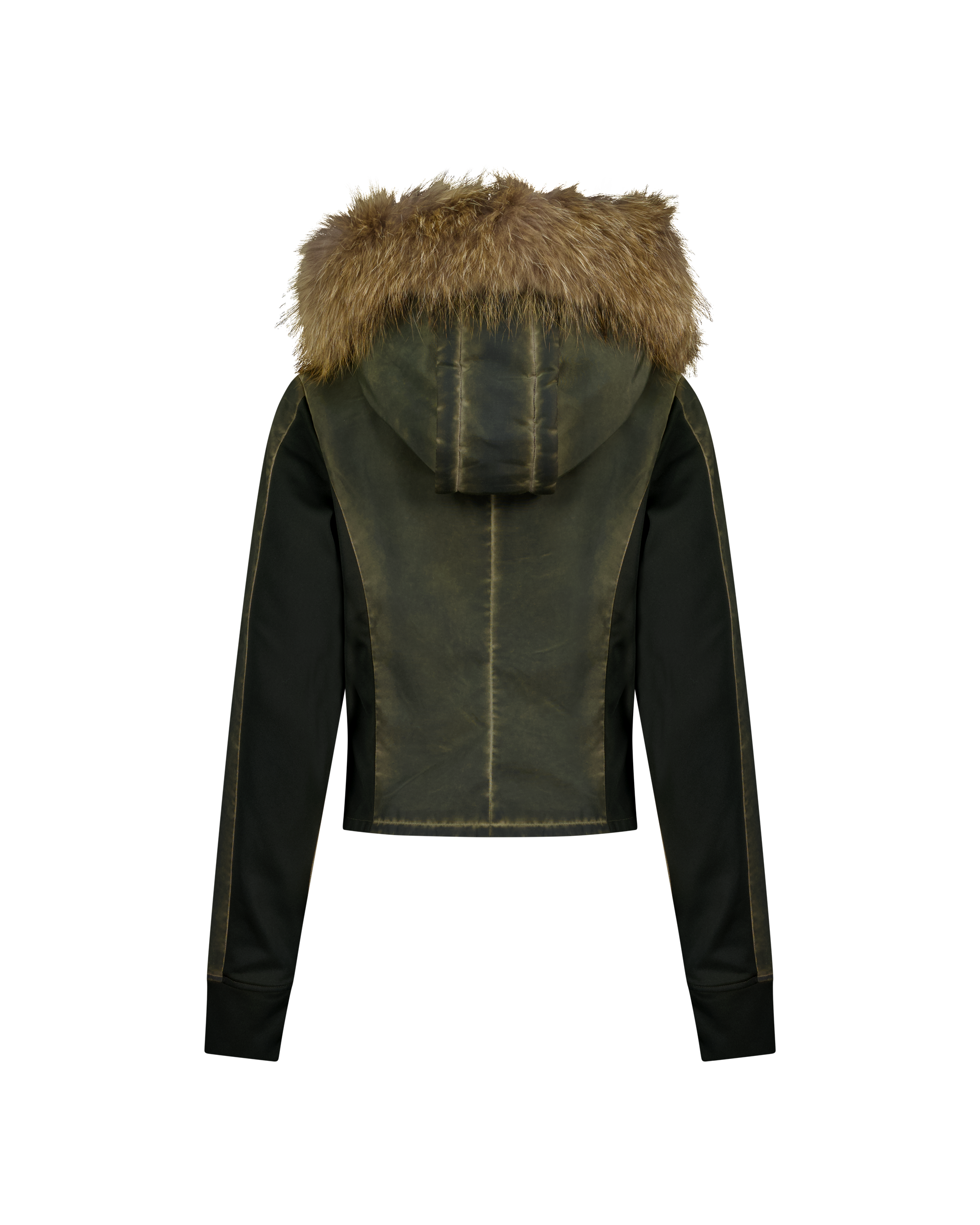 FUR HOODIE ZIP JACKET-6