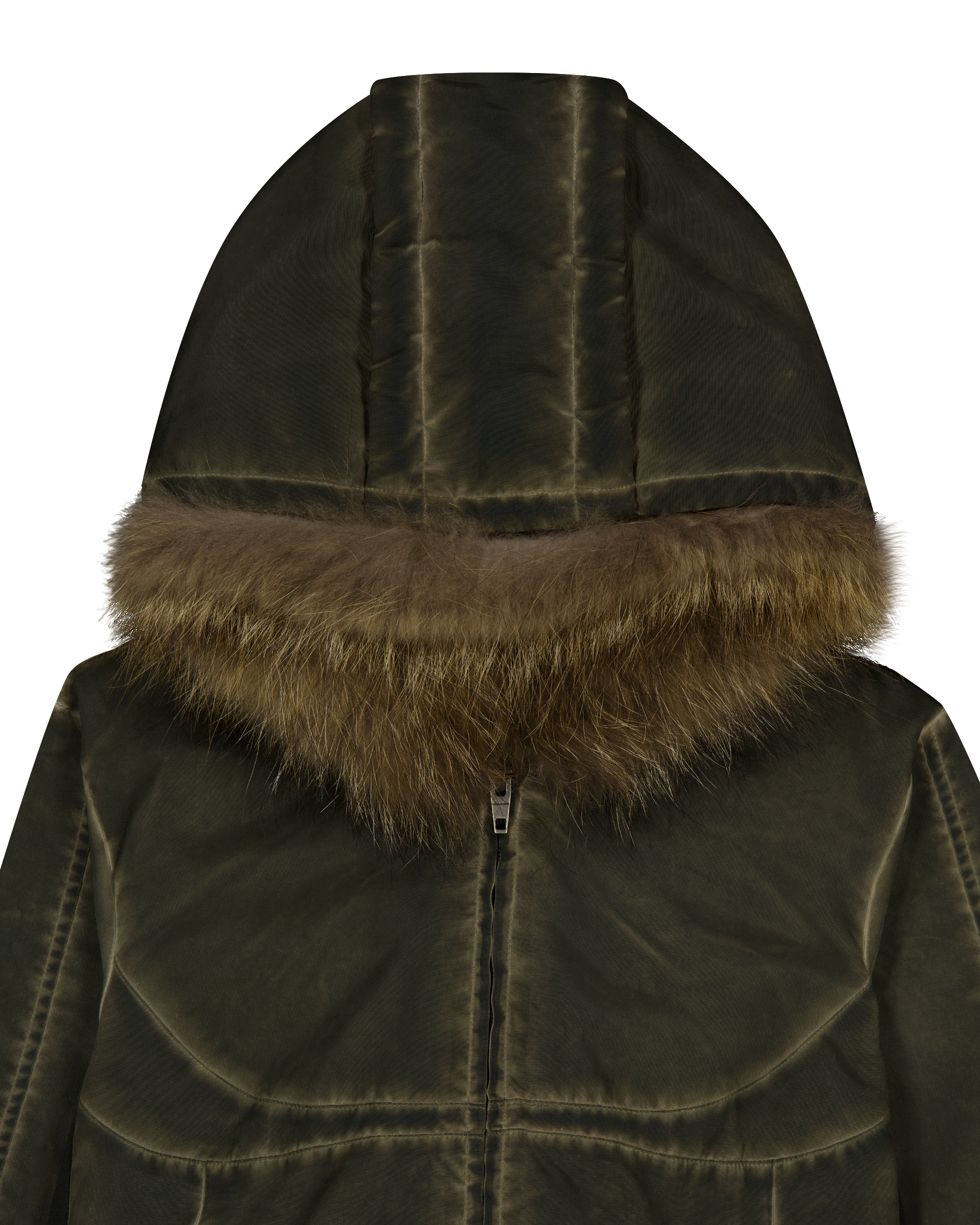 FUR HOODIE ZIP JACKET-7