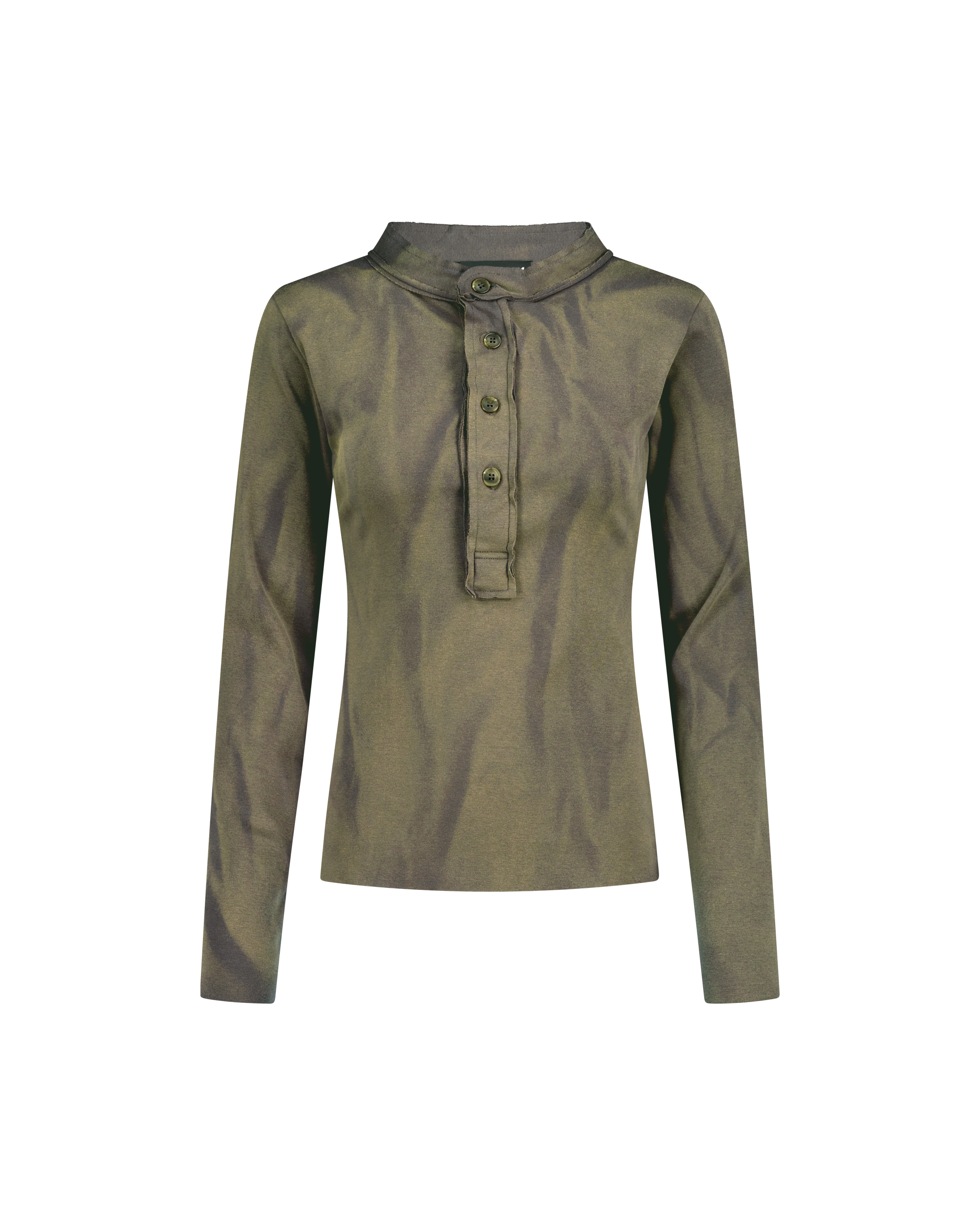 TWISTED BUTTON GHOST TOP