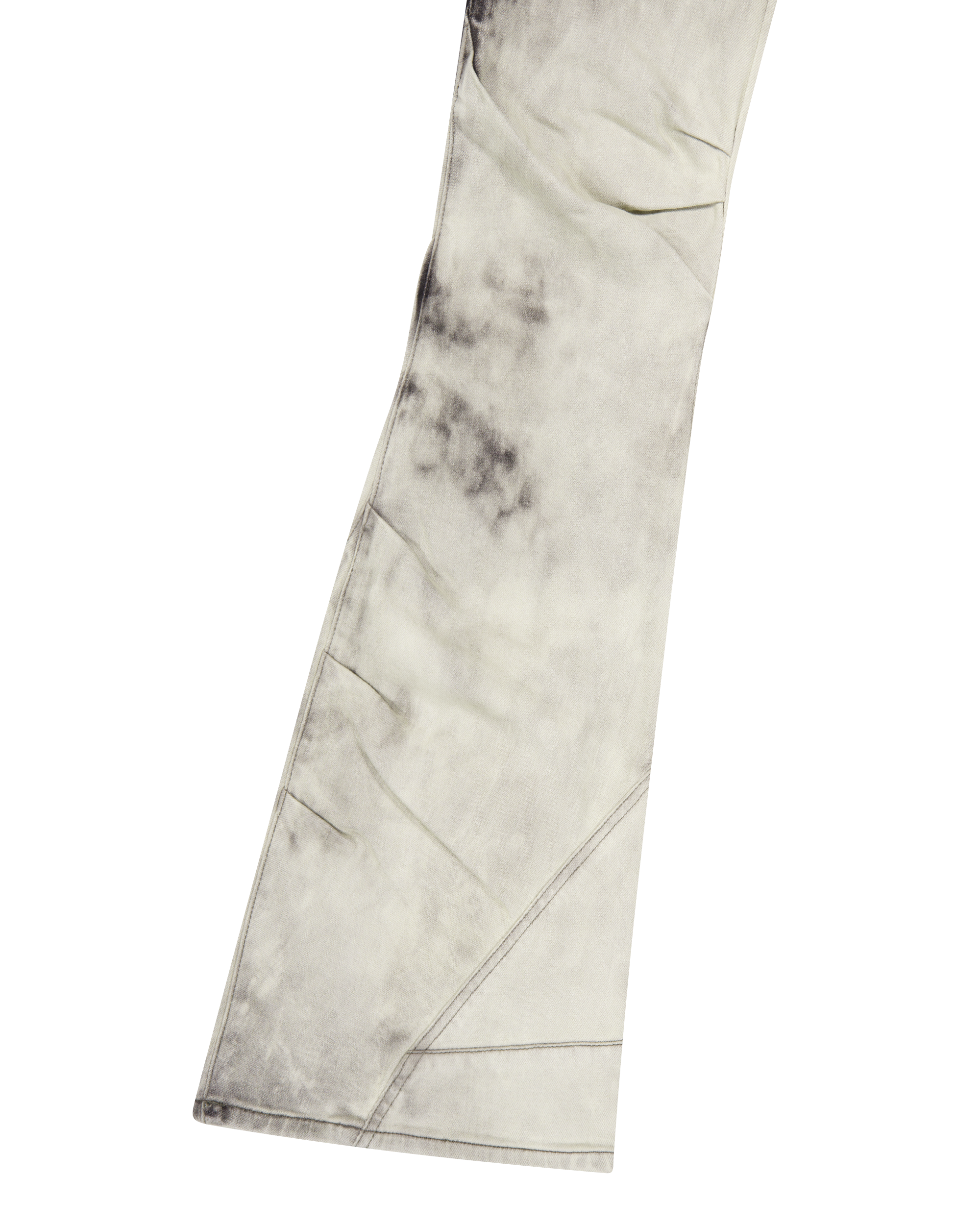 DRAPED FLARE JEANS-8
