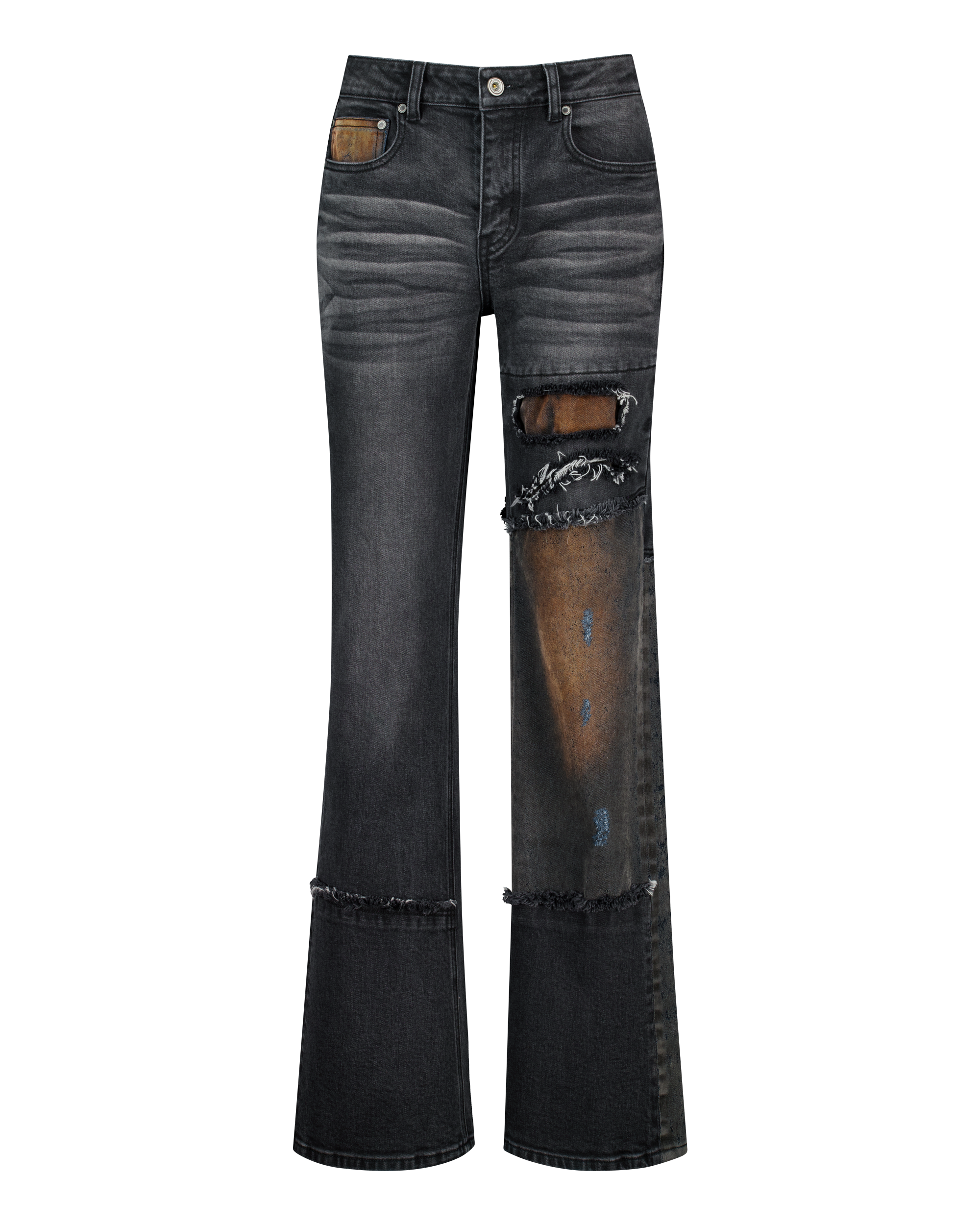 (EMMA) HYBRID BOOTCUT DENIM PANTS-6