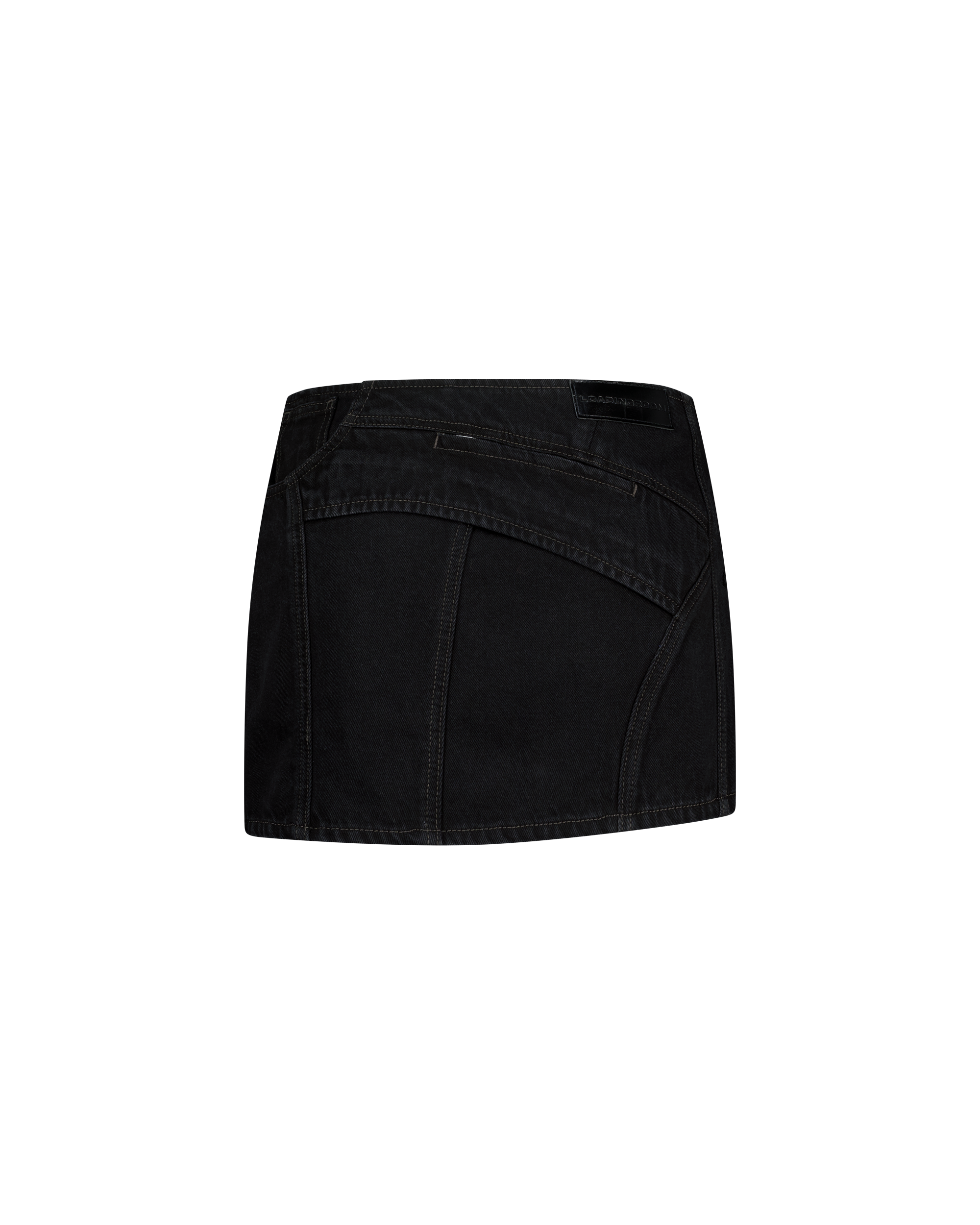 SLASHED DENIM SKIRT-6