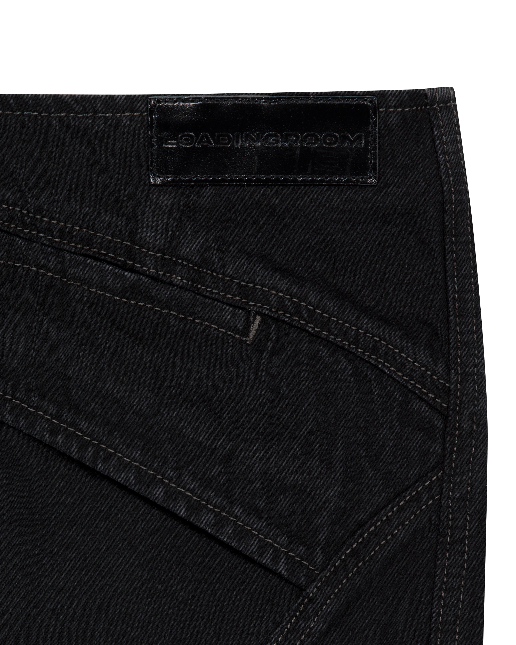 SLASHED DENIM SKIRT-8