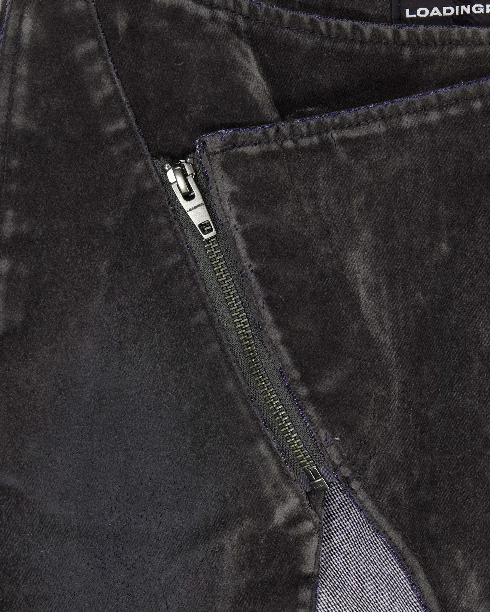 SLASHED DENIM SKIRT-7
