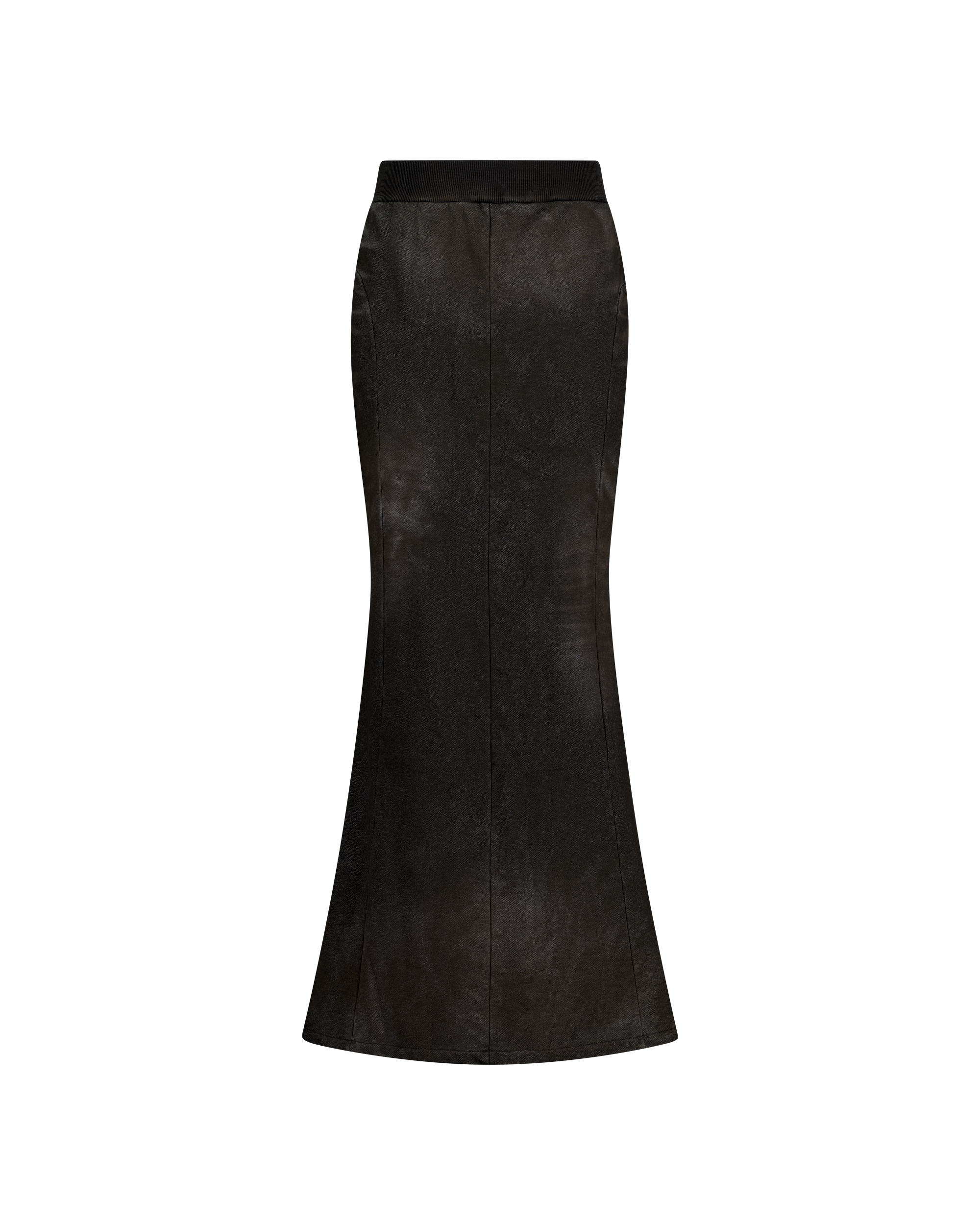 MAXI DENIM JERSEY SKIRT