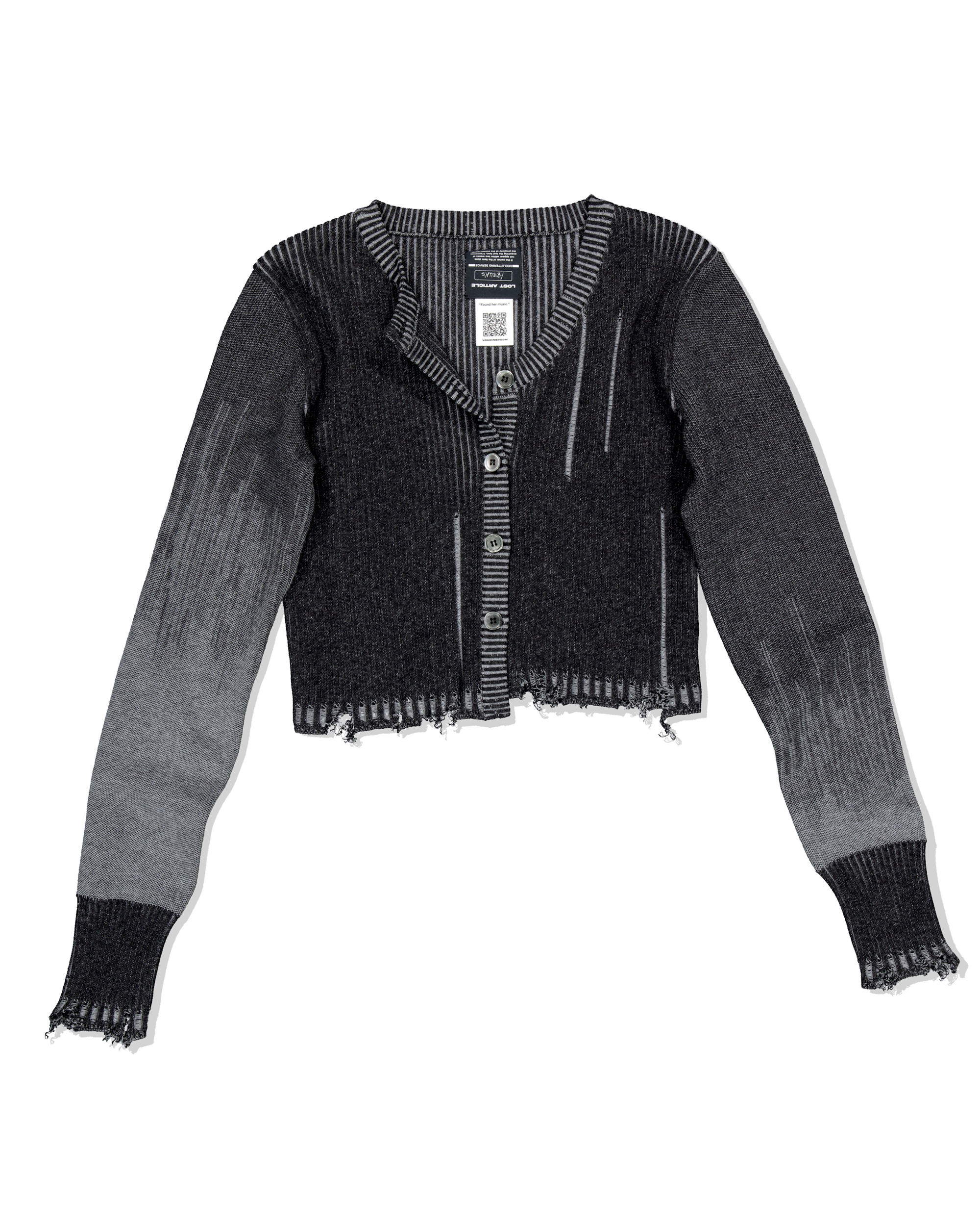 (ARIELLA) WOUNDED CARDIGAN