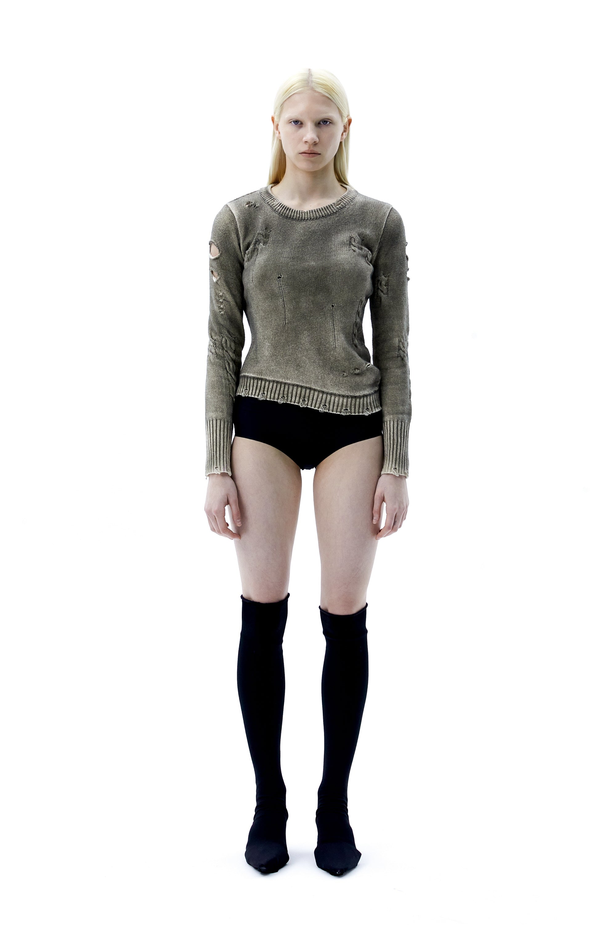 (ARIELLA) OLD KNIT TOP-2
