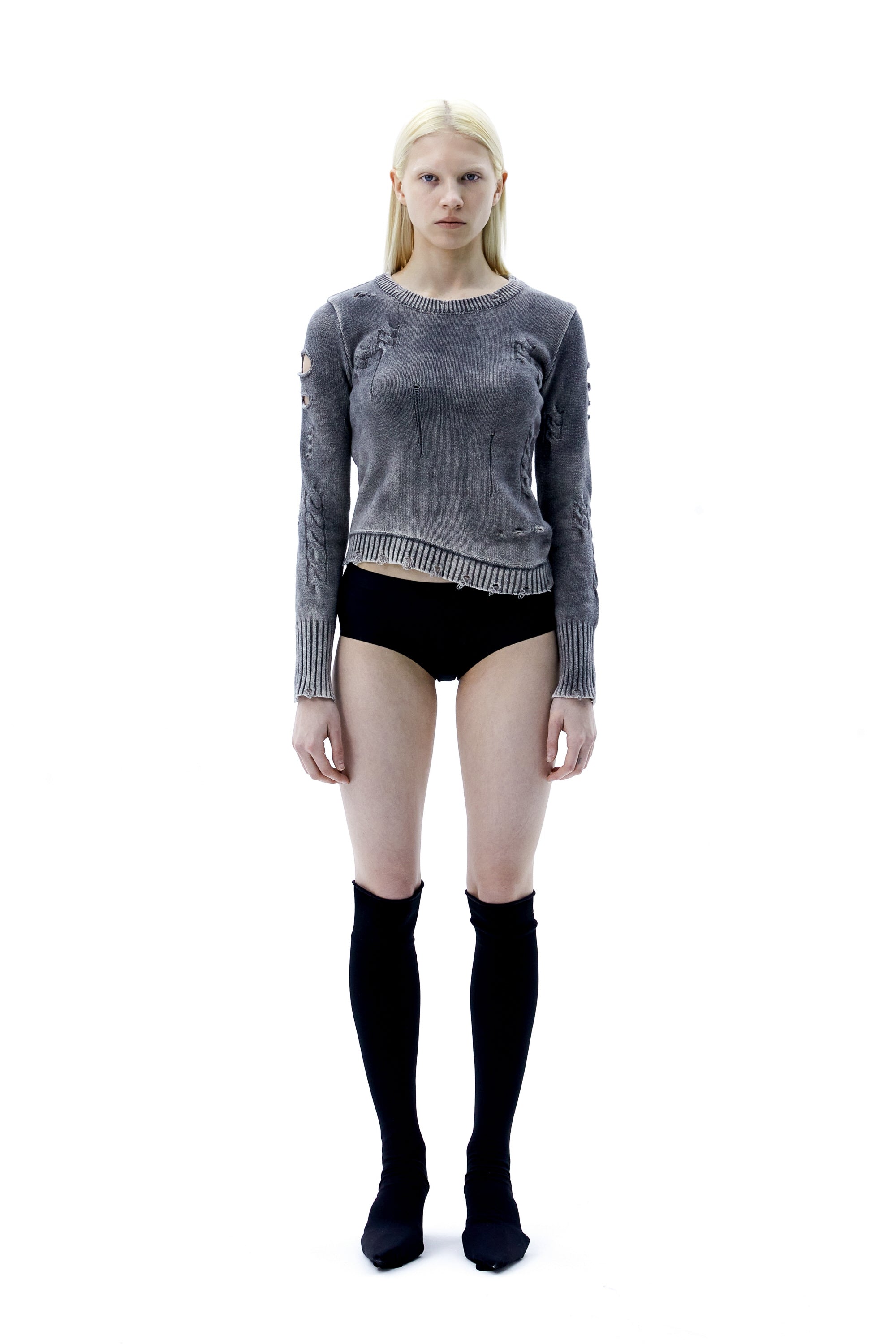 (ARIELLA) OLD KNIT TOP-2