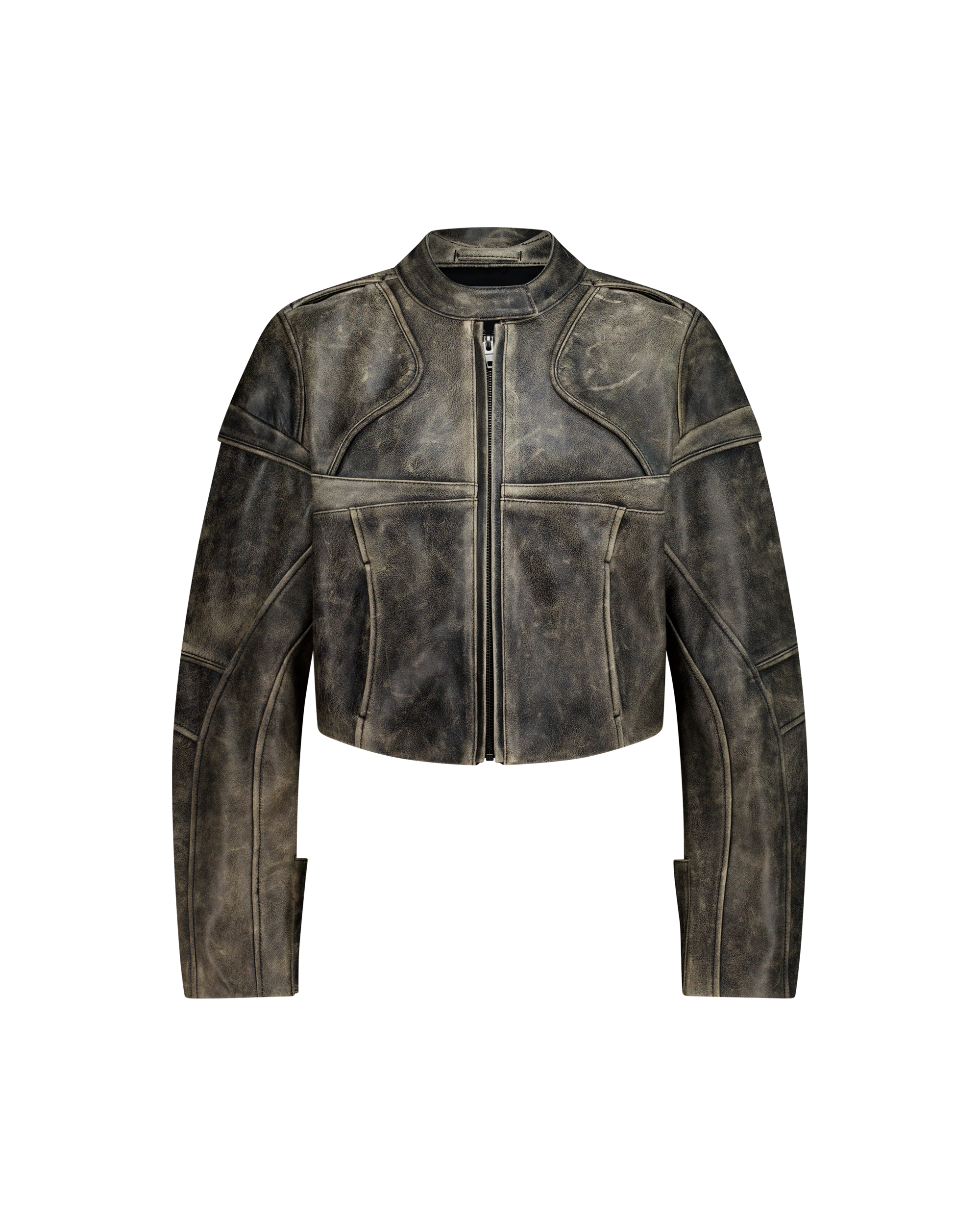 MOTO CUT LEATHER JACKET