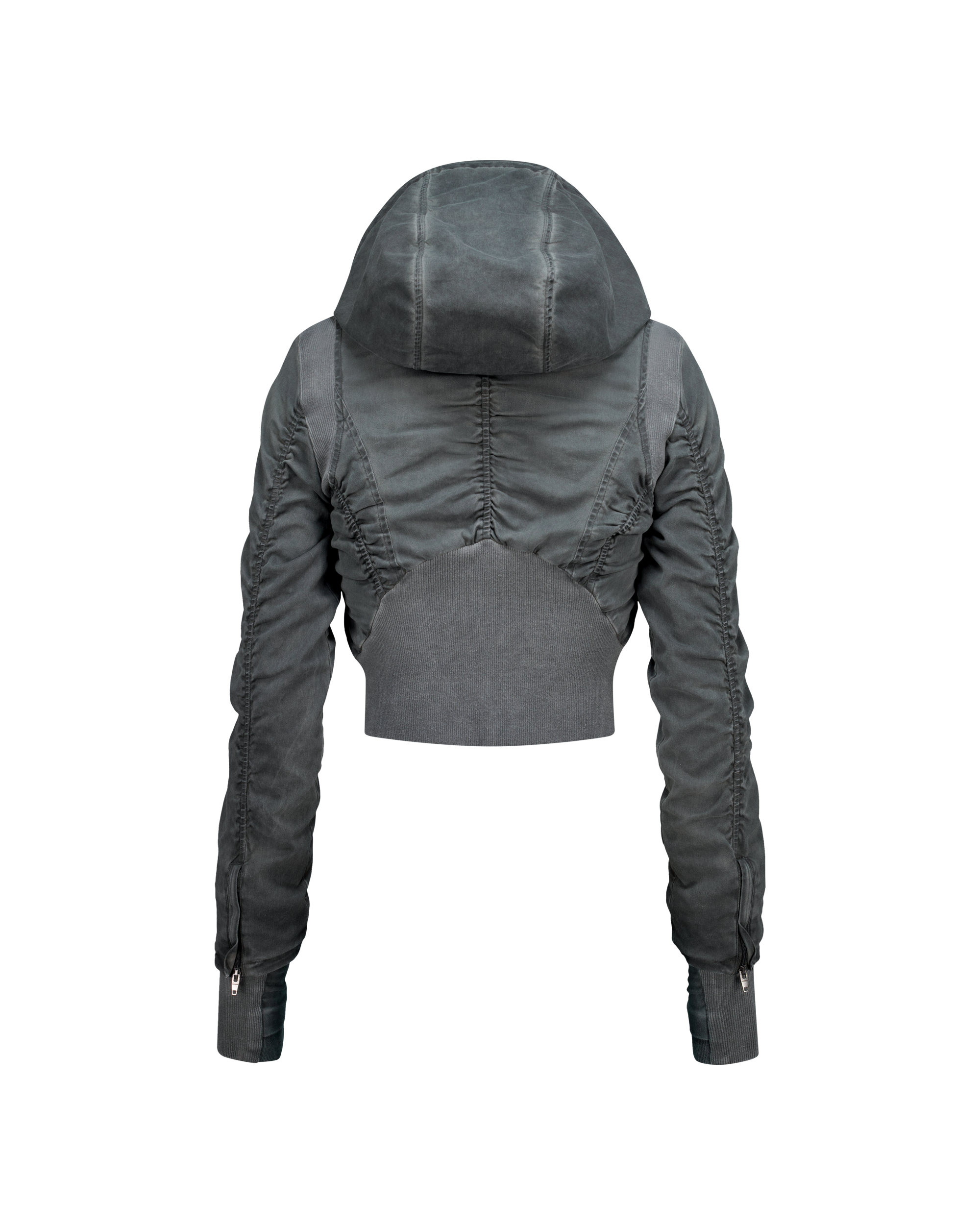RUCHED BOMBER JACKET-9