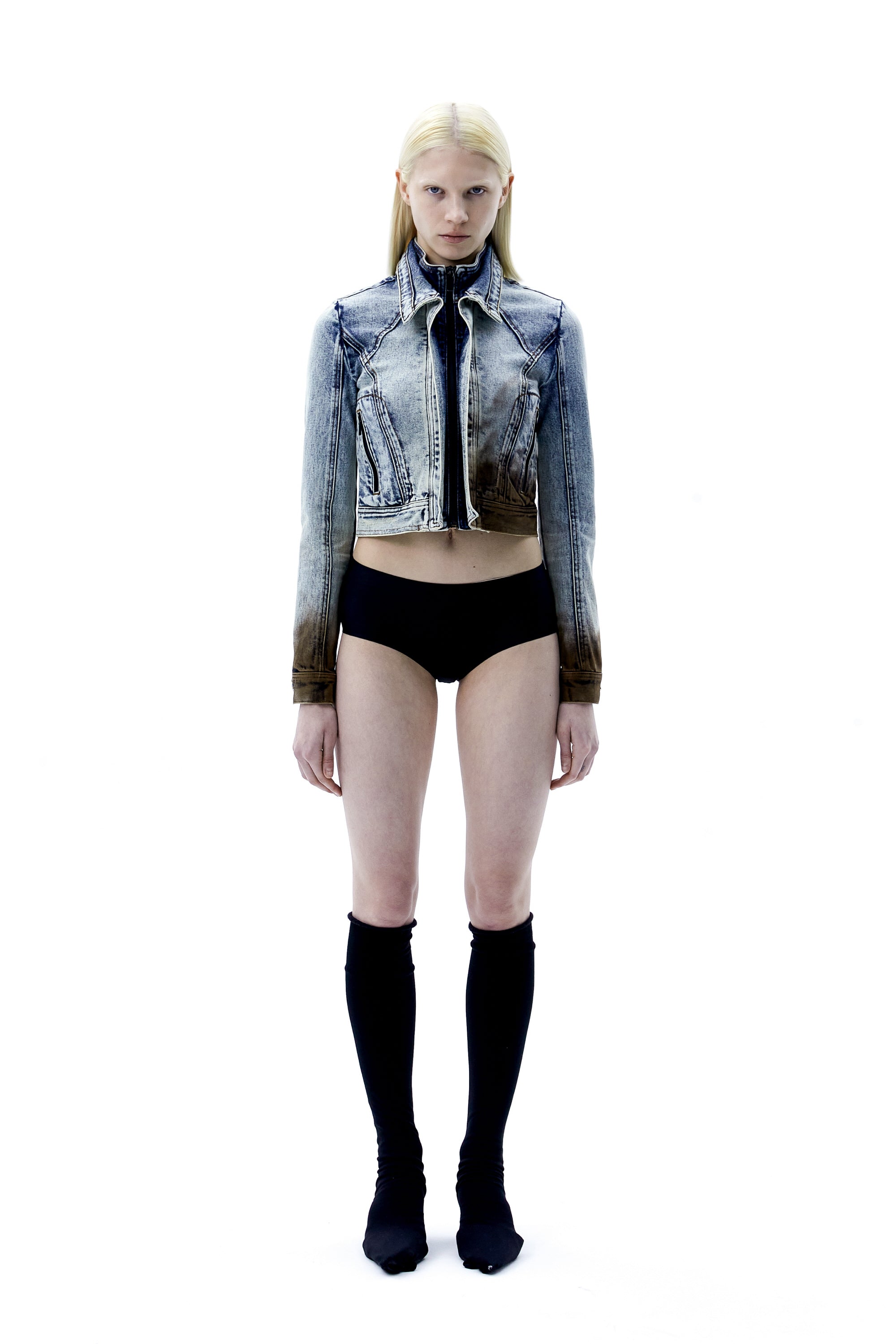 (ARIELLA) SPOILED DENIM JACKET-2