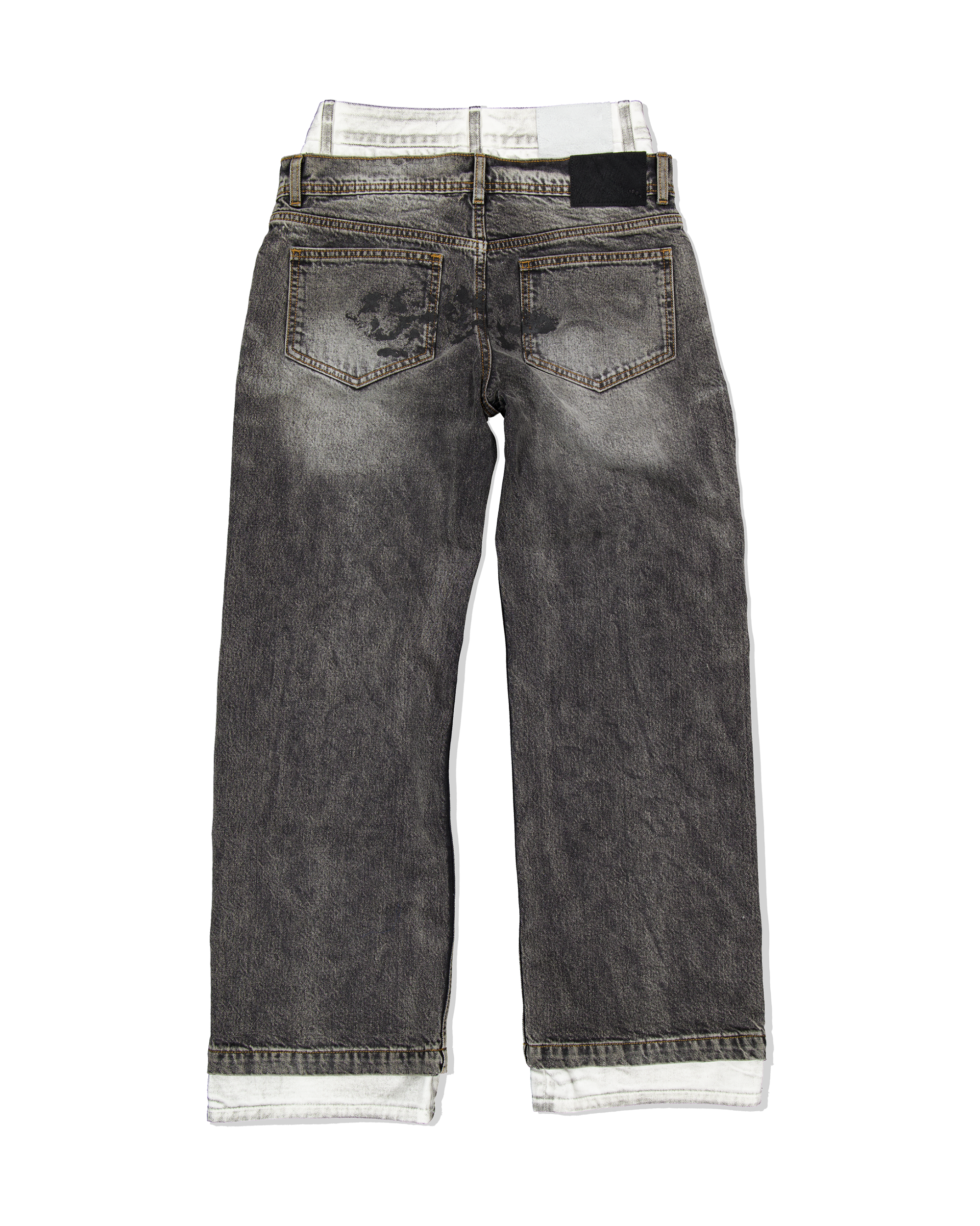 (ARIELLA) STRANGE DENIM PANTS-6