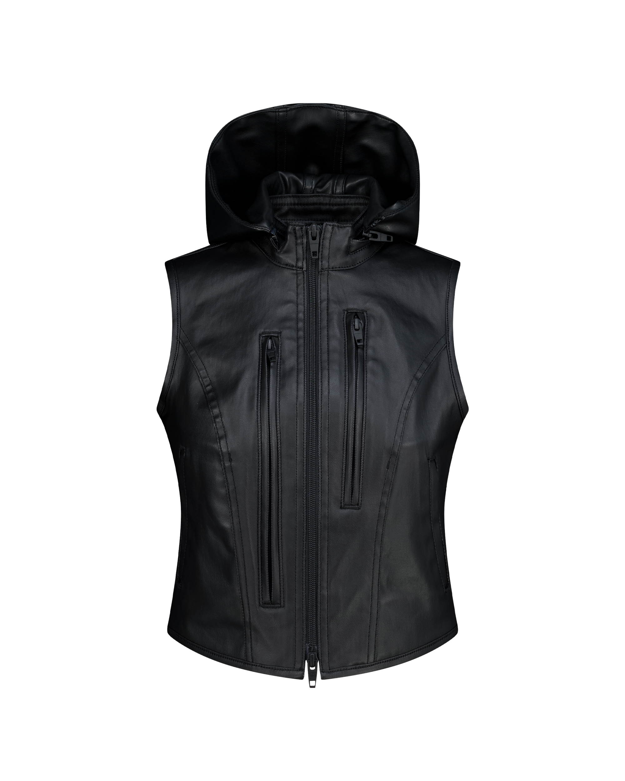 DETACHABLE HOOD DENIM VEST-6