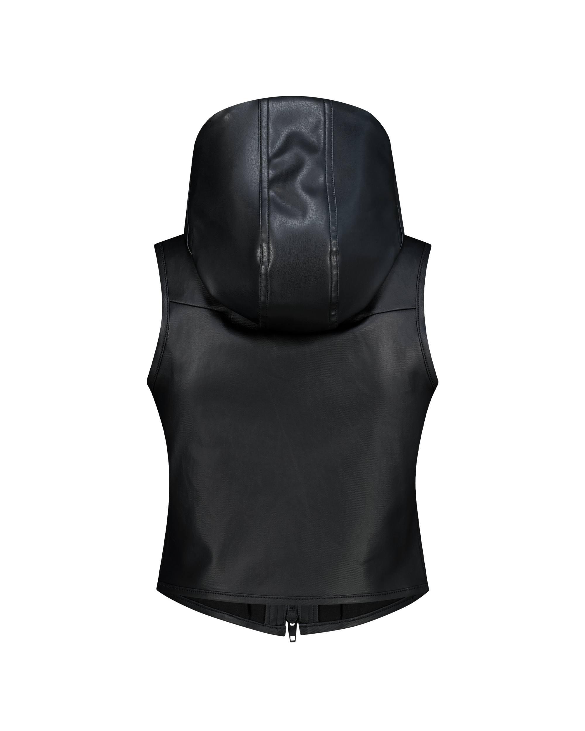DETACHABLE HOOD DENIM VEST-7