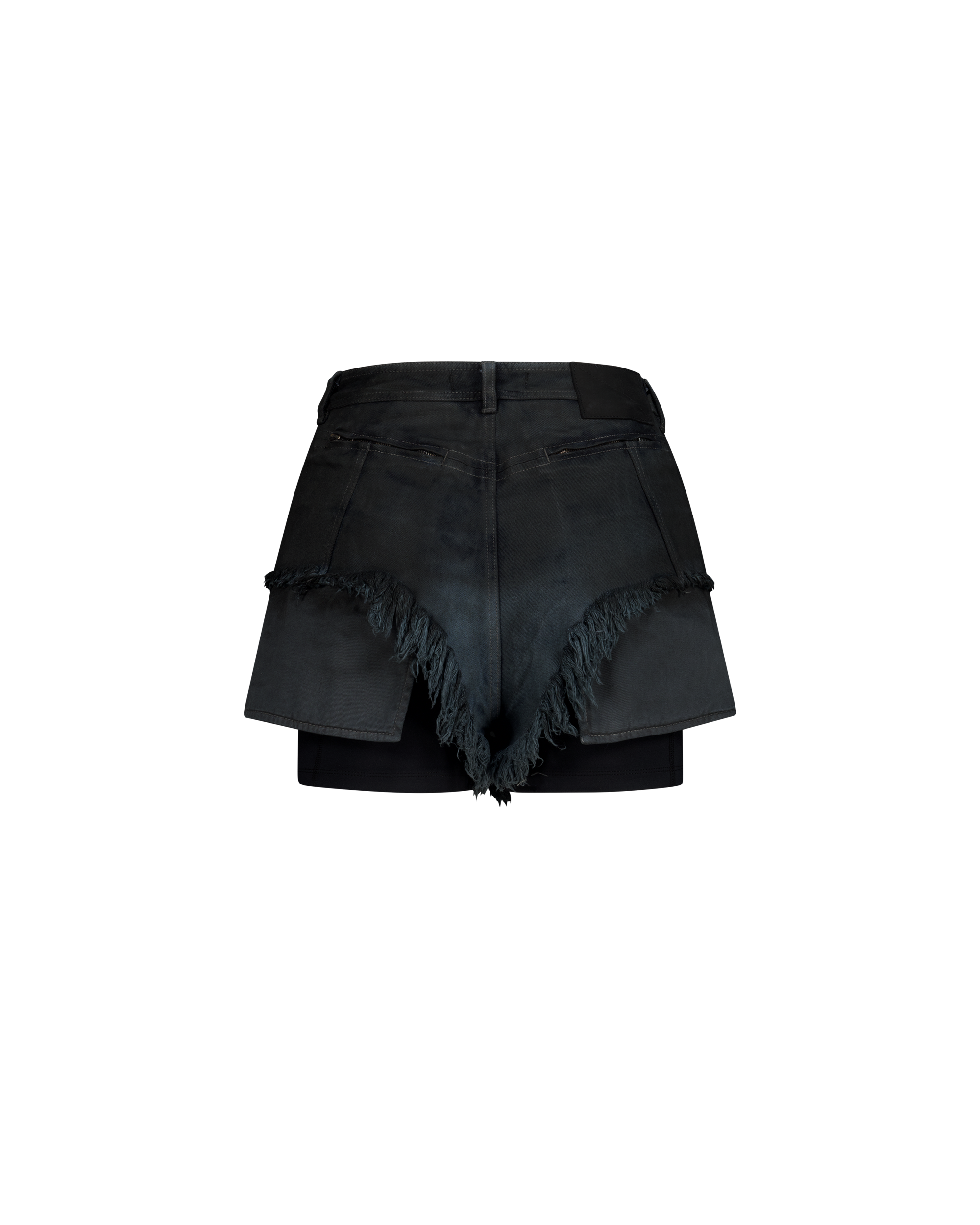 MOTO CUT DENIM SHORTS
