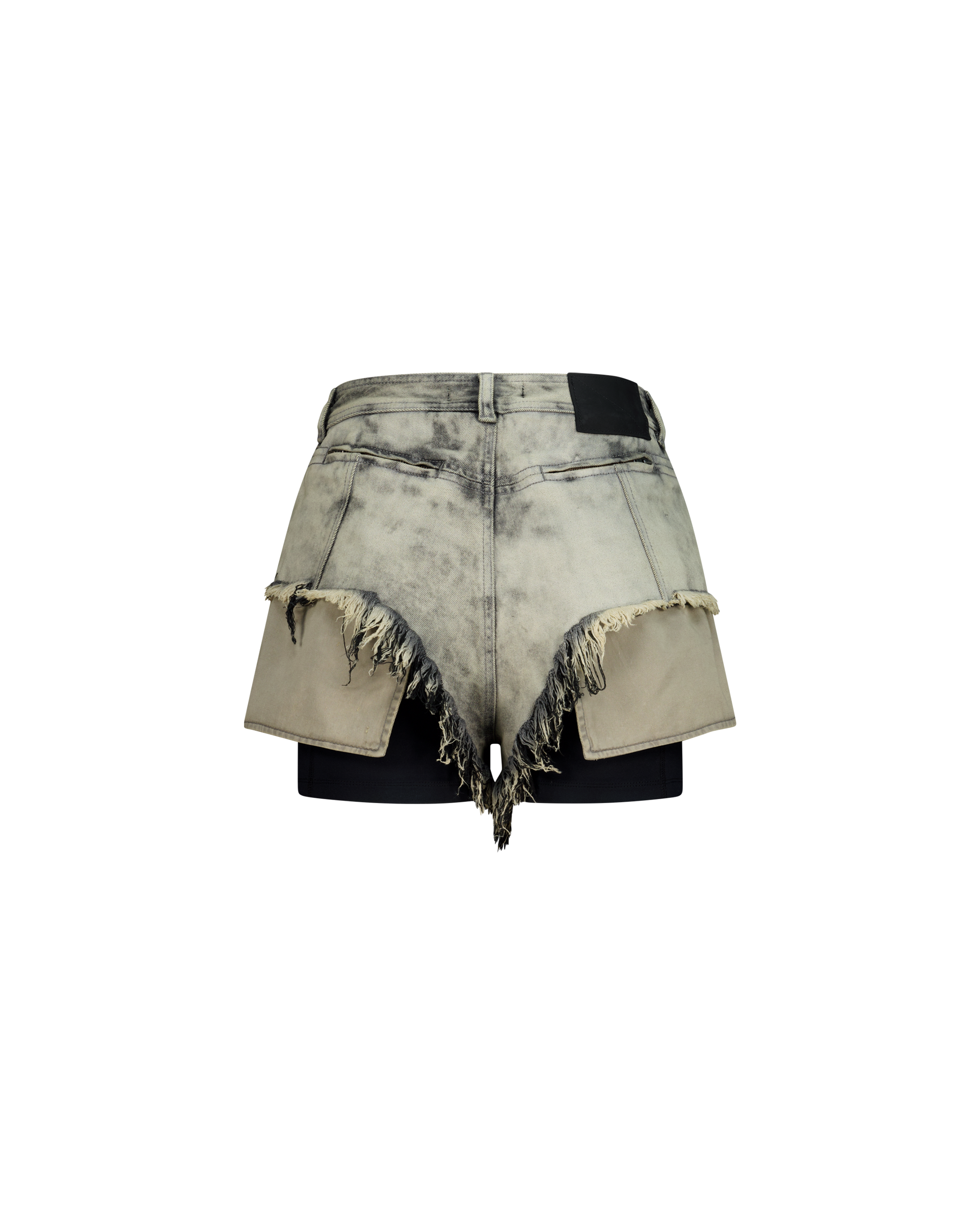 MOTO CUT DENIM SHORTS-7
