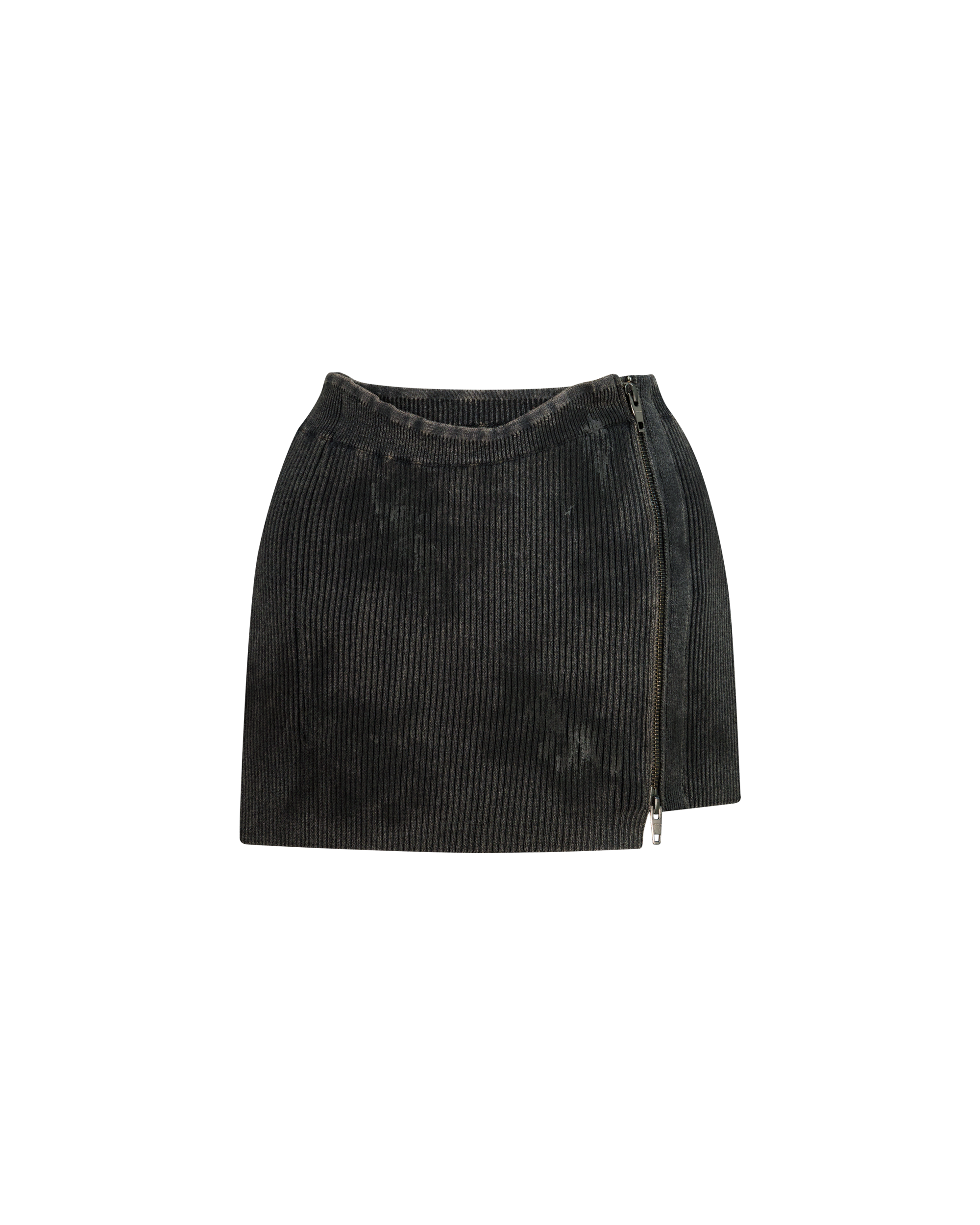 MOTO ZIP KNIT SKIRT