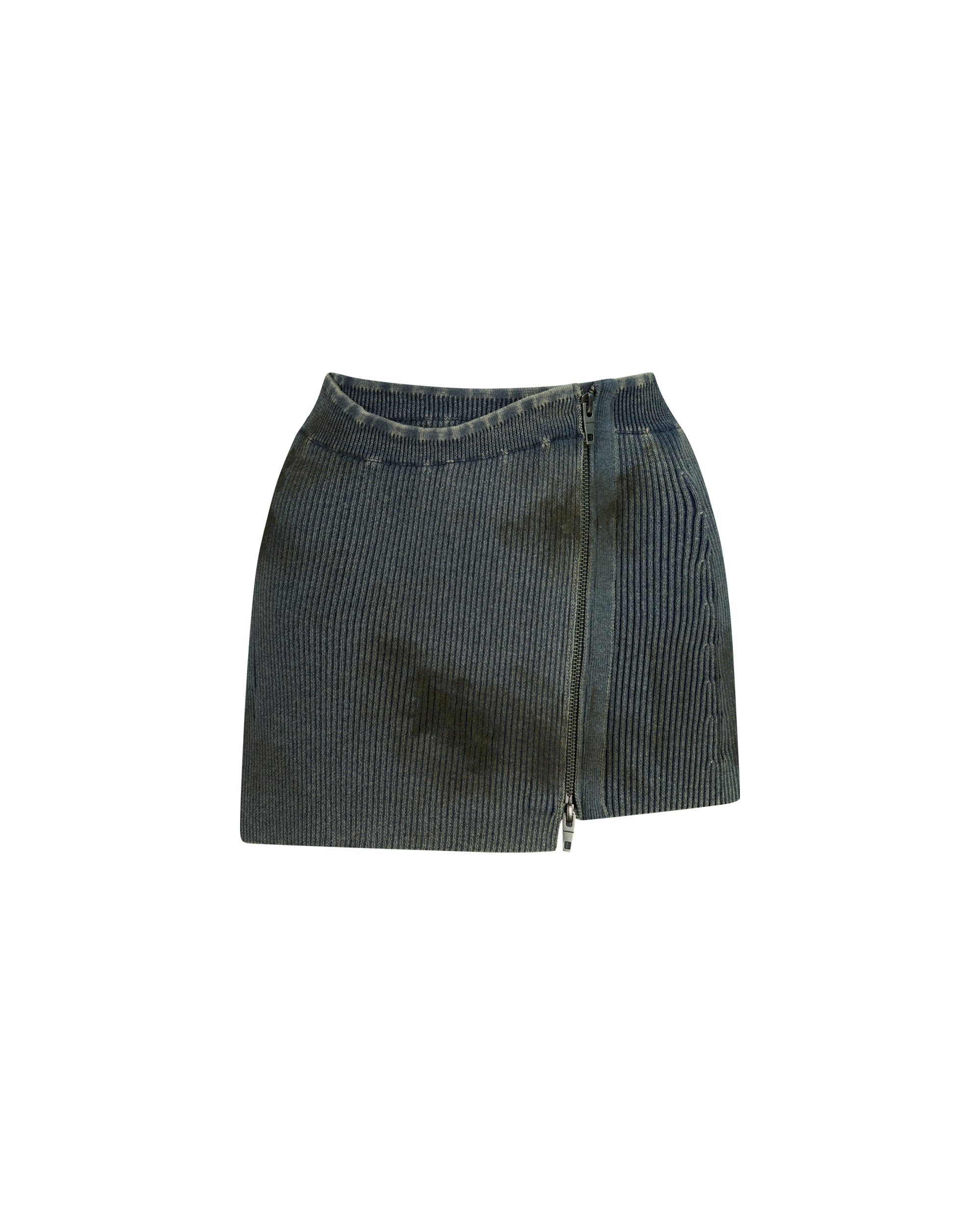 MOTO ZIP KNIT SKIRT