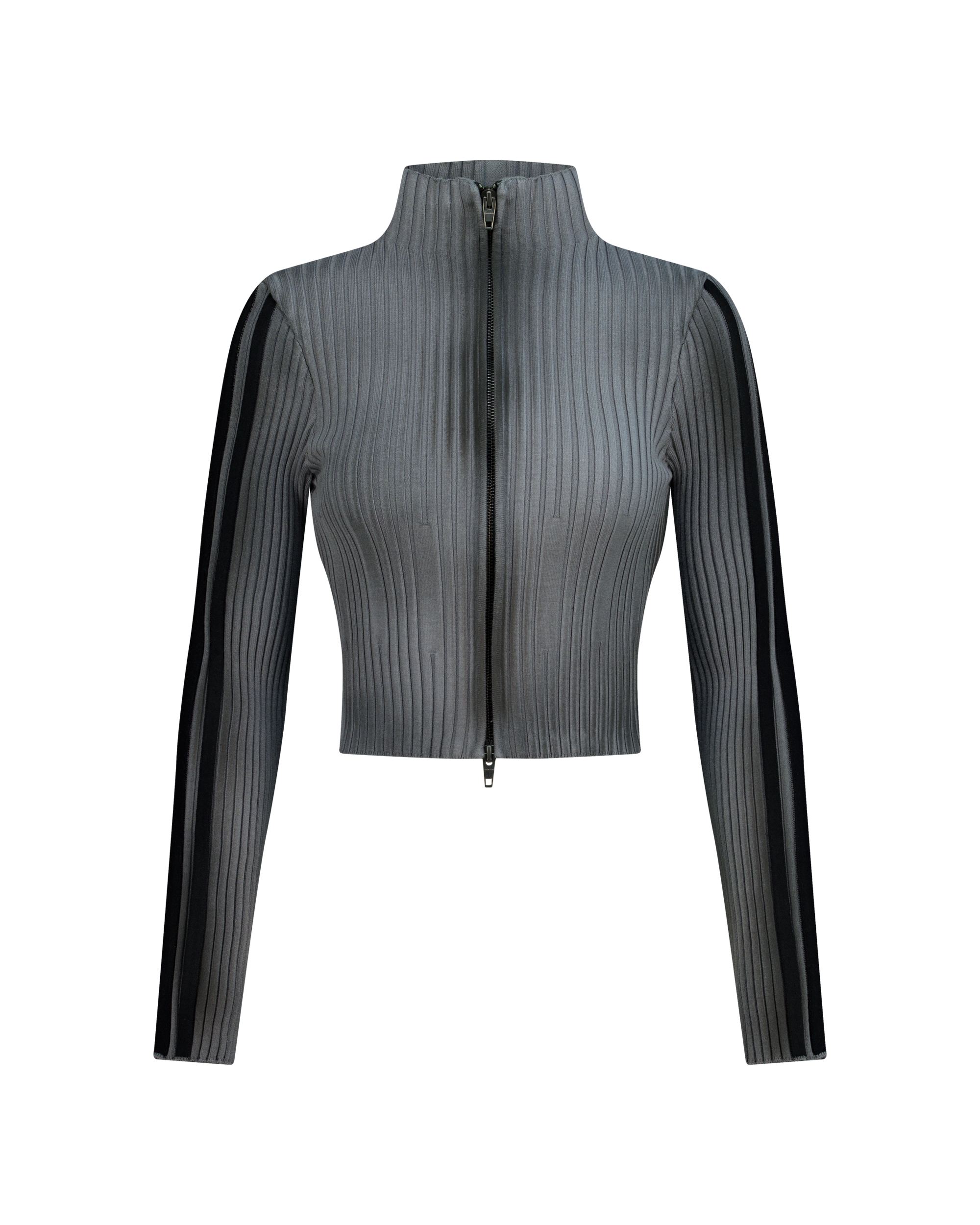 DIRTY KNIT ZIP UP