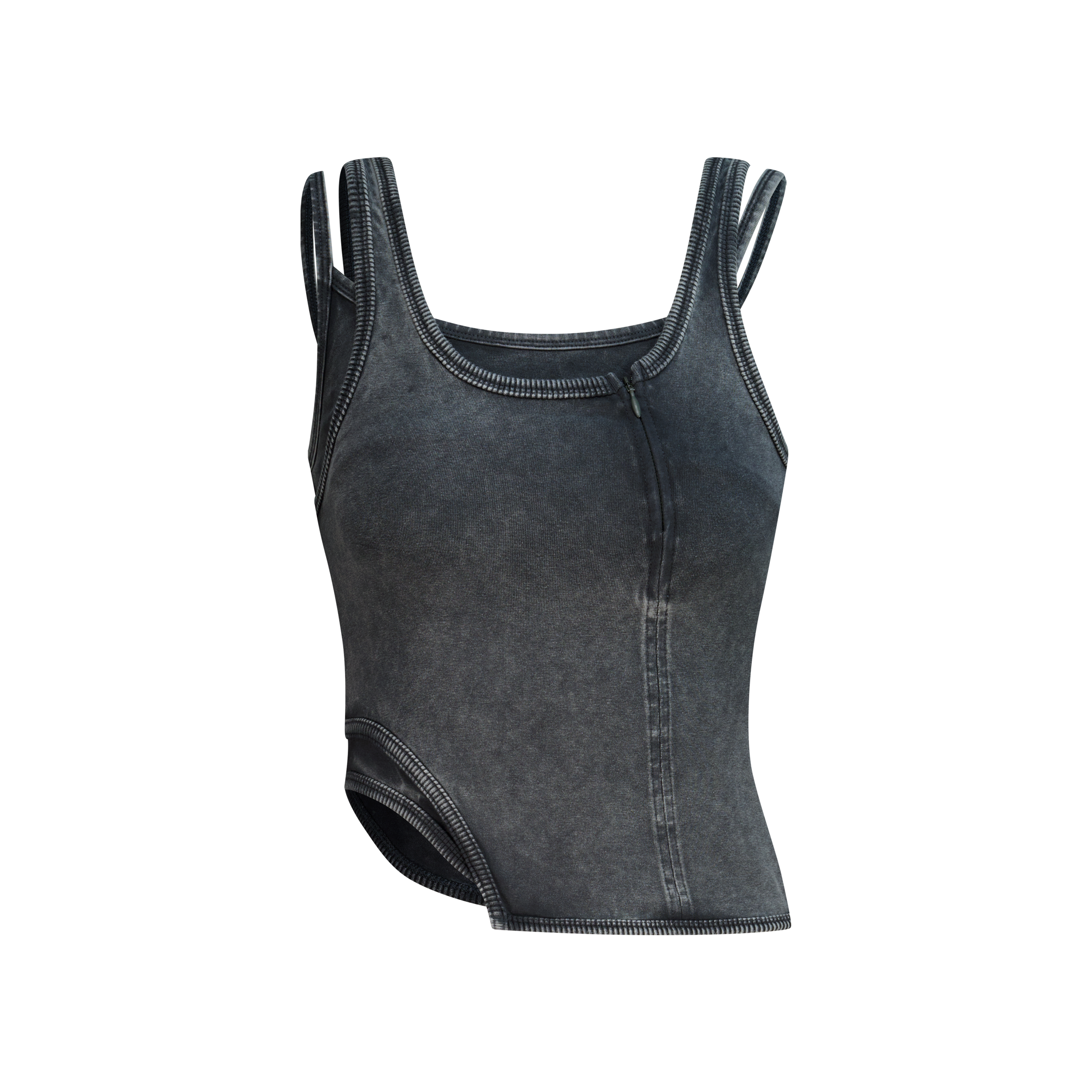 DOUBLE STRAP ZIP TOP