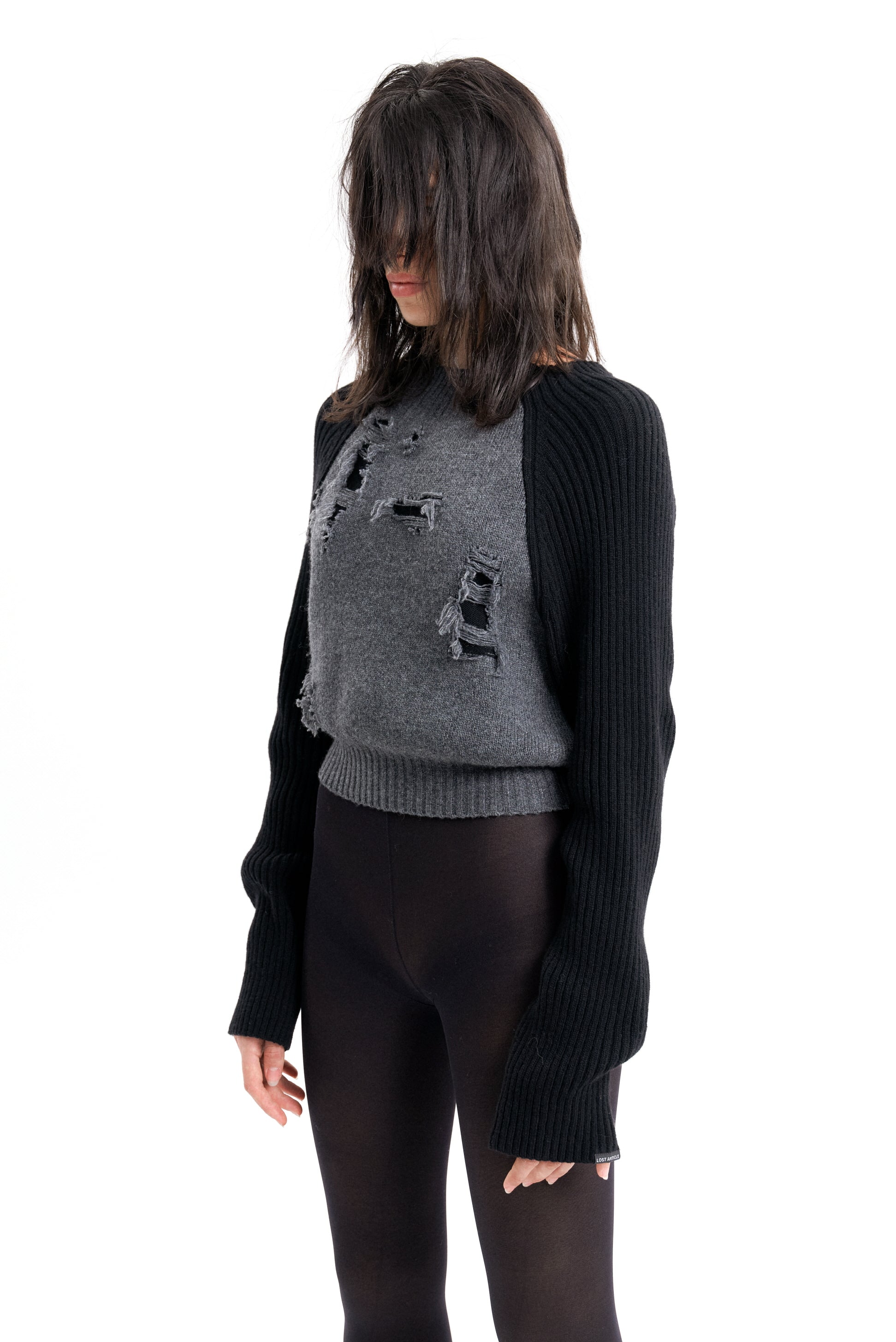 (EMMA) BODY DAMAGED KNIT-4