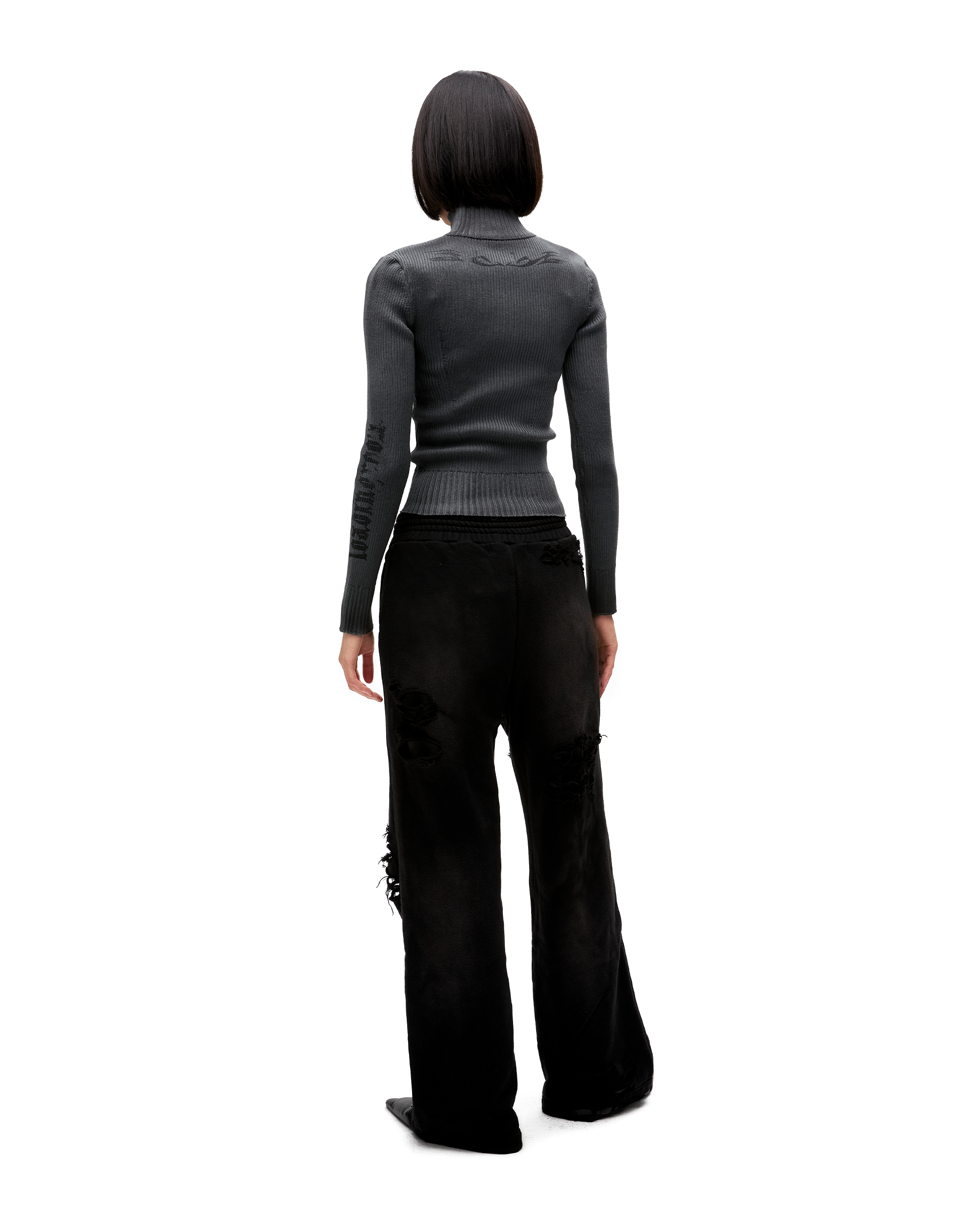 DAMAGED OVERLAY SWEATPANTS-3