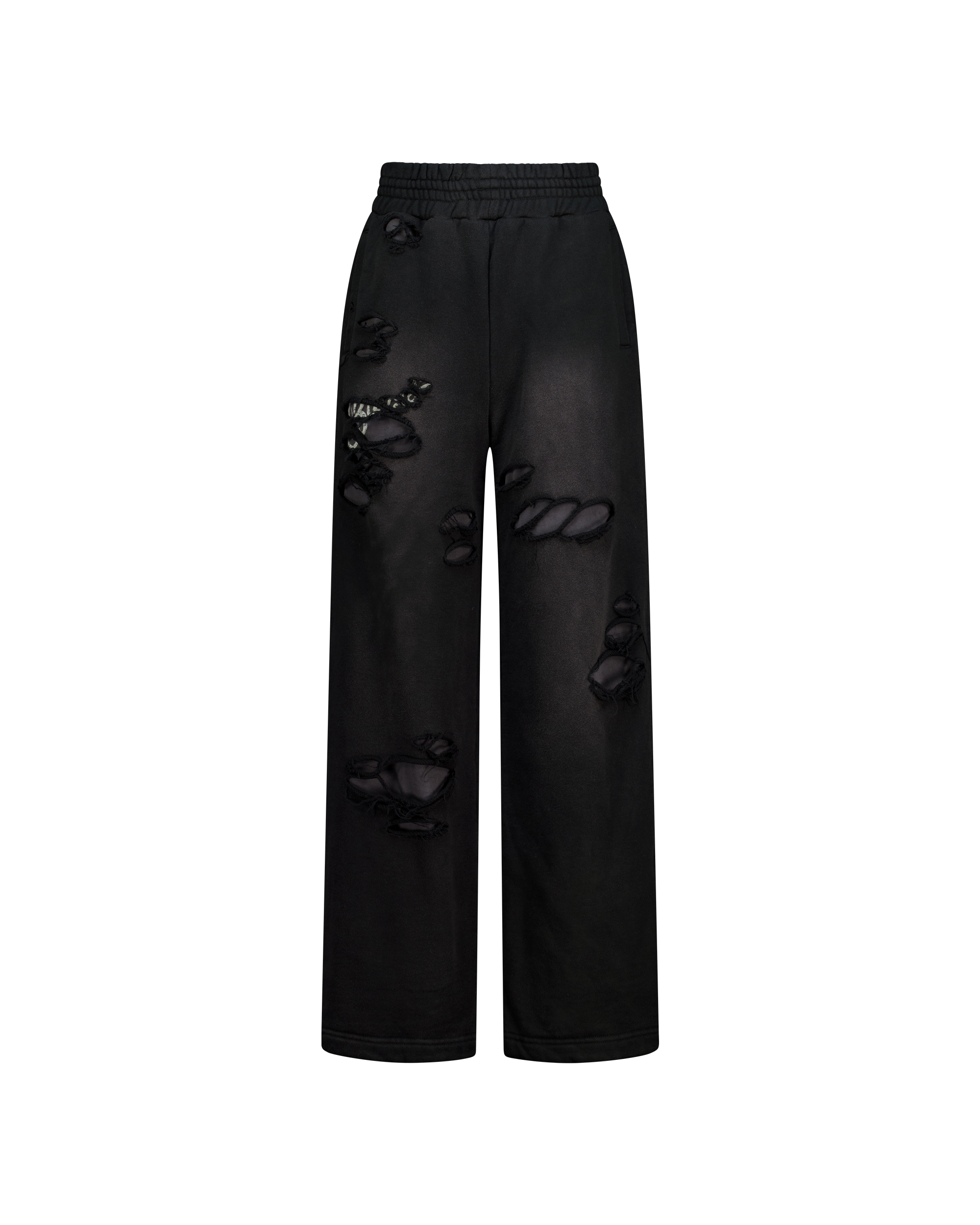 DAMAGED OVERLAY SWEATPANTS-5