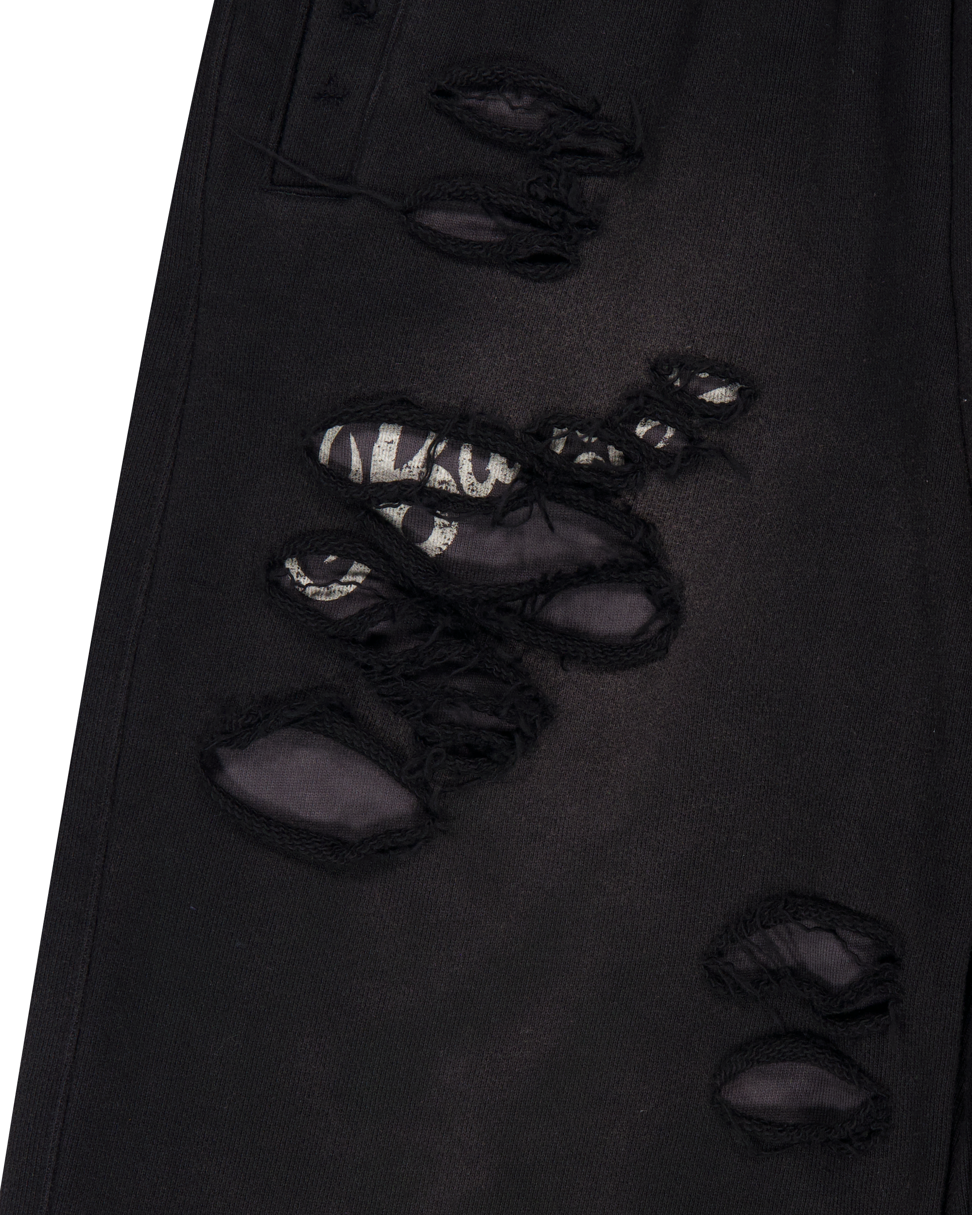 DAMAGED OVERLAY SWEATPANTS-7