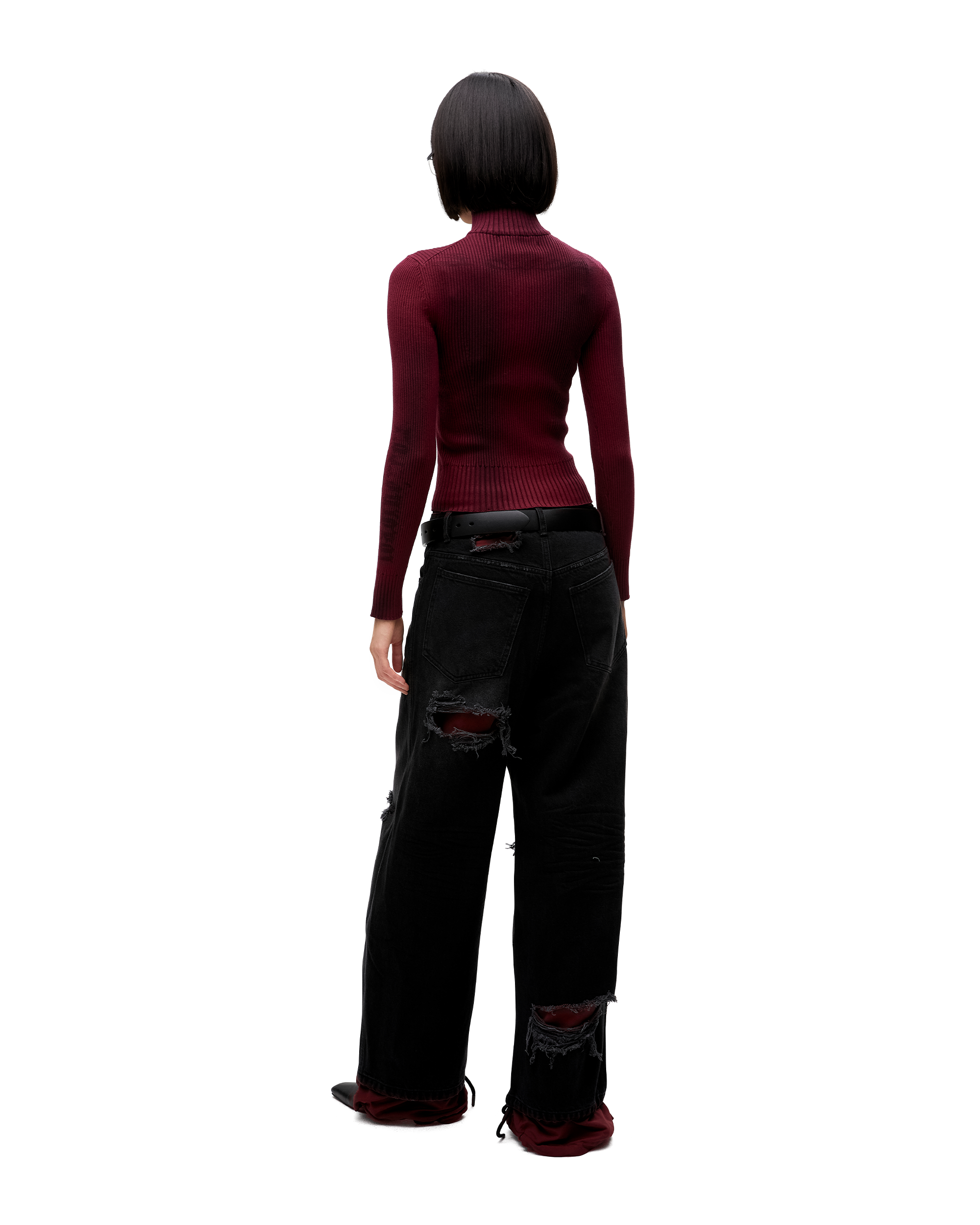 DIRTY NOTE KNIT ZIP-3