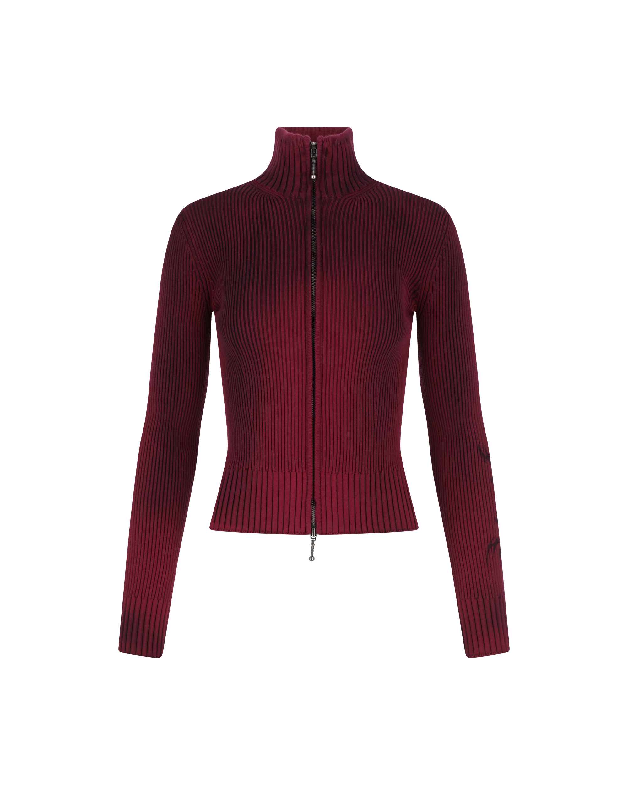 DIRTY NOTE KNIT ZIP-6