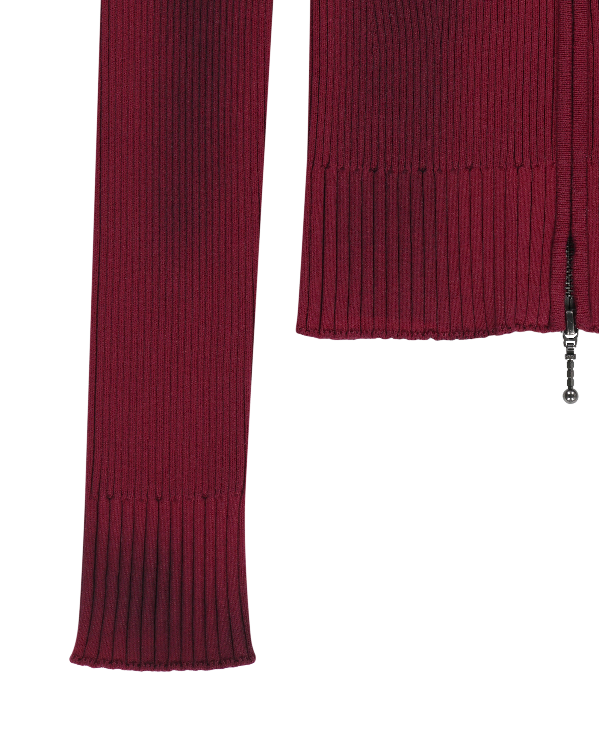 DIRTY NOTE KNIT ZIP-8