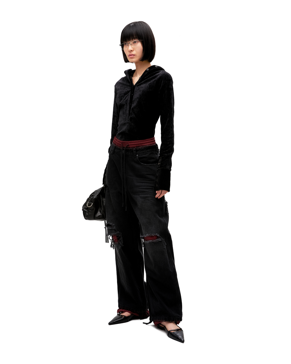 로딩룸 – DOUBLE DENIM TRACK PANTS