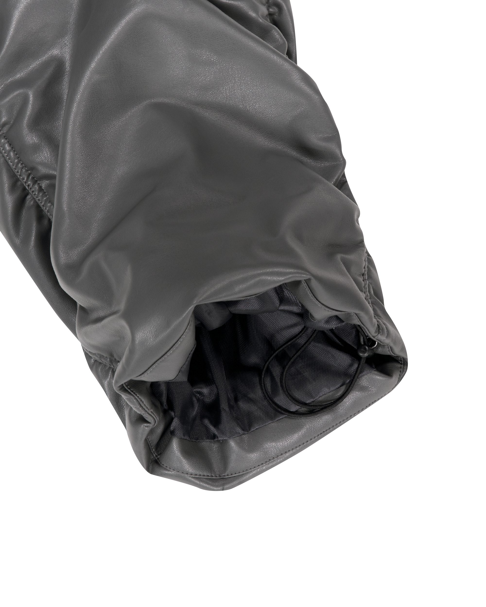 FAUX LEATHER PADDED PANTS-7