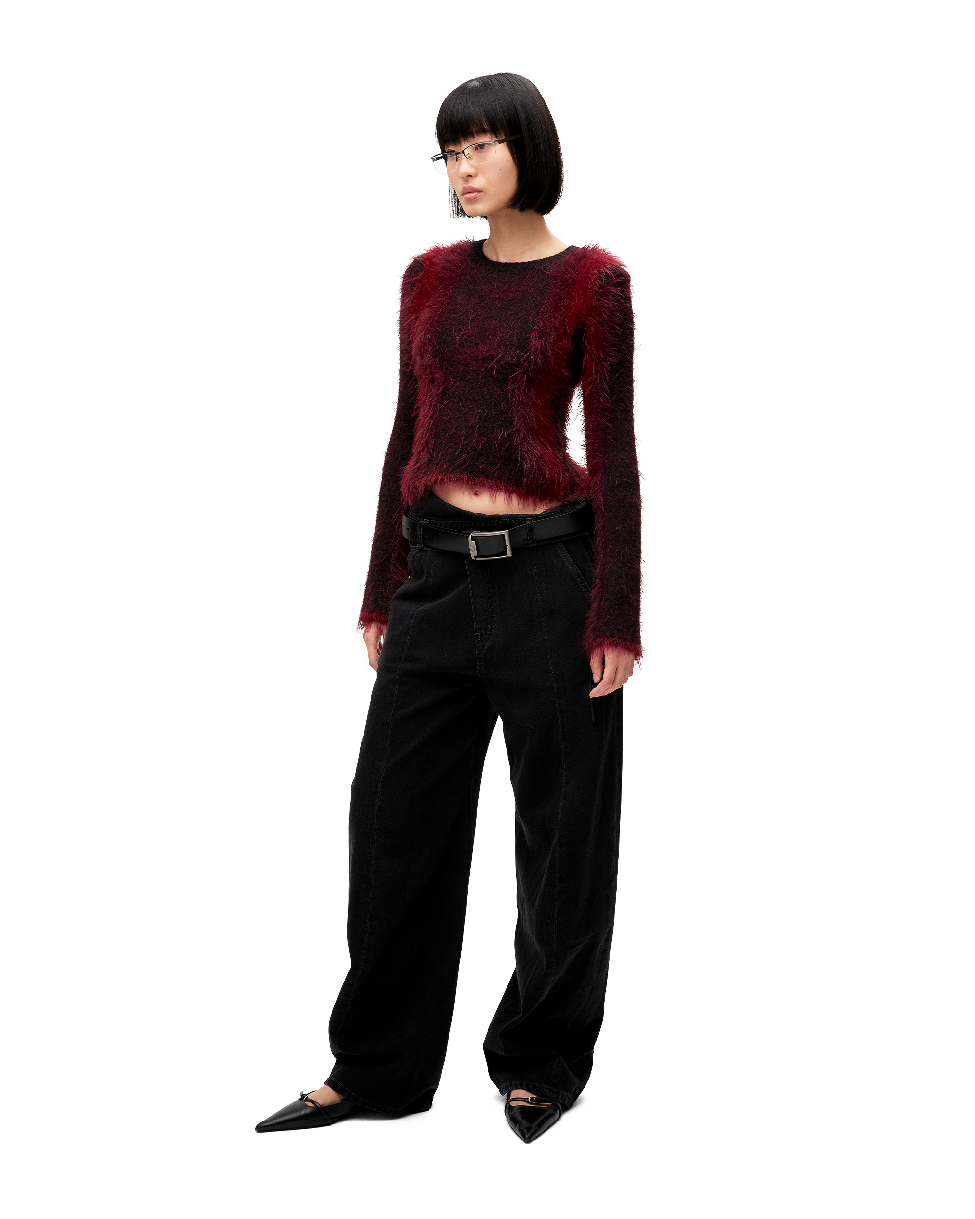 FRIZZY ALPACA SWEATER