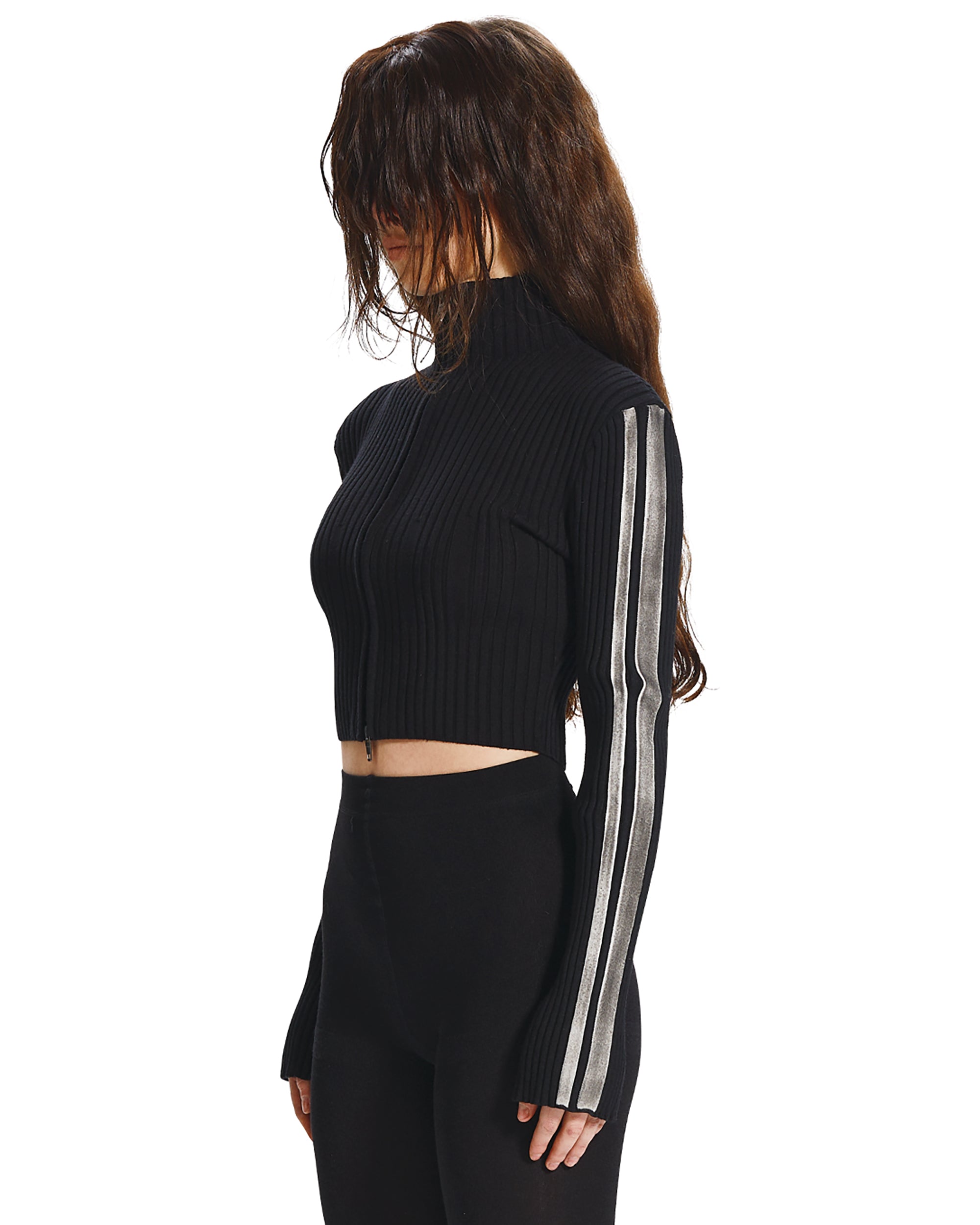 DIRTY KNIT ZIP UP