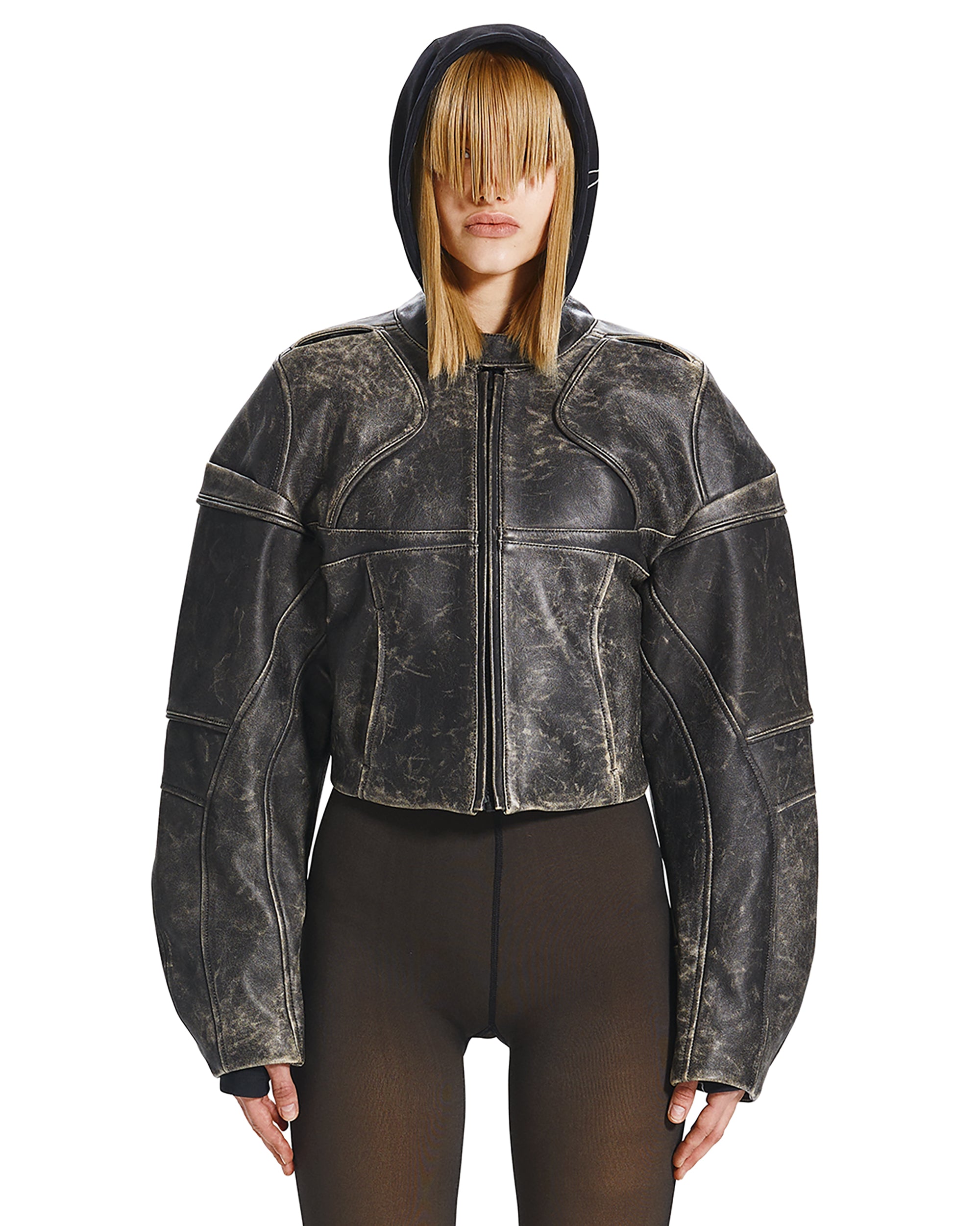 MOTO CUT LEATHER JACKET