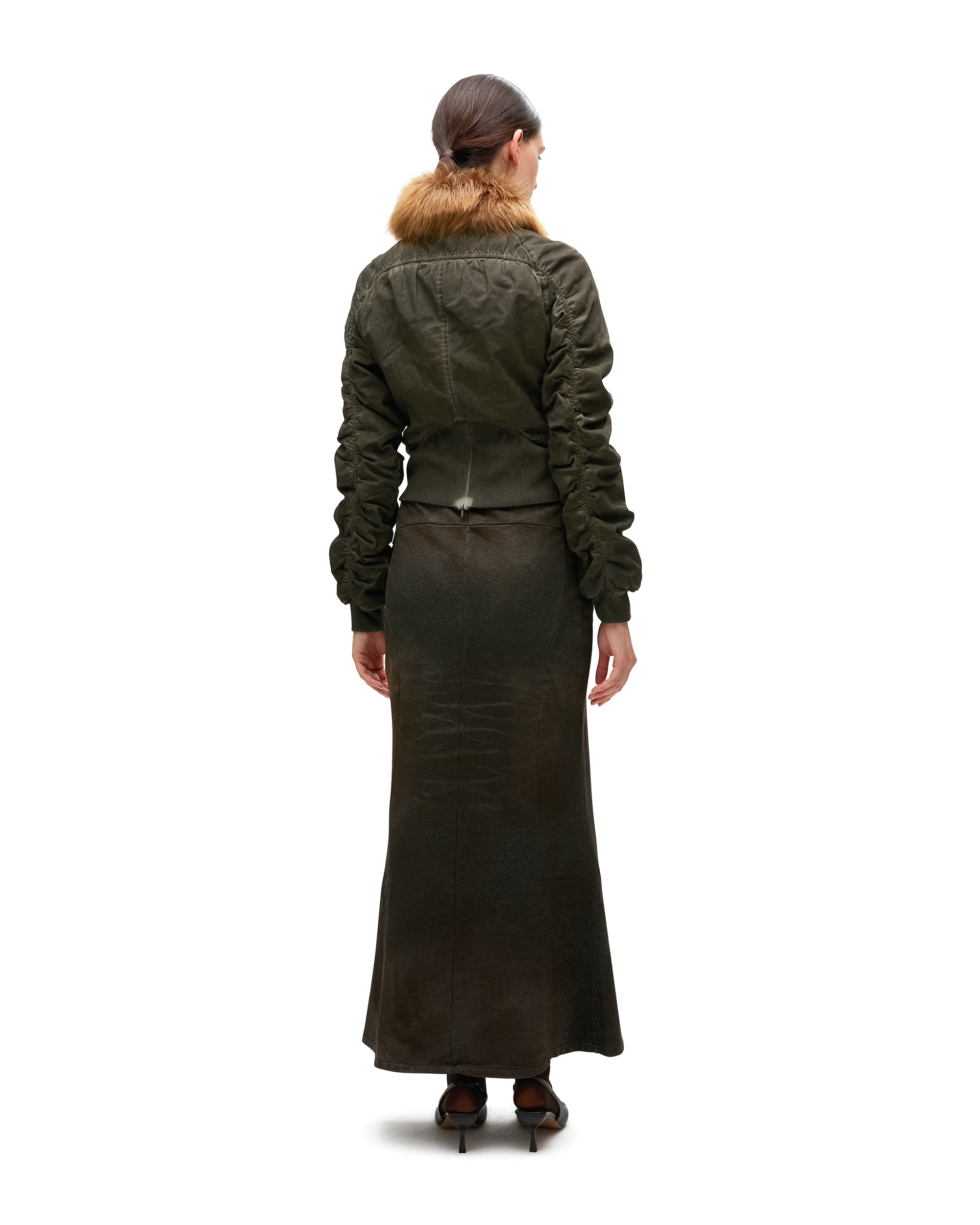 MAXI DENIM JERSEY SKIRT-3