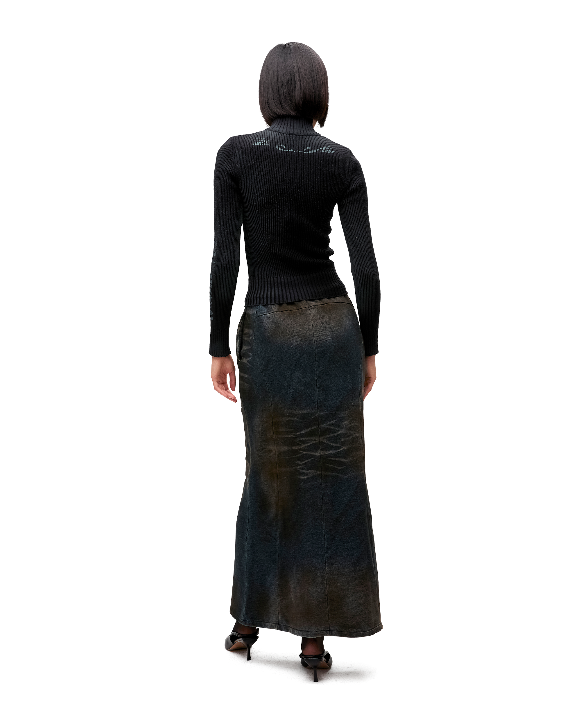 MAXI DENIM JERSEY SKIRT-3