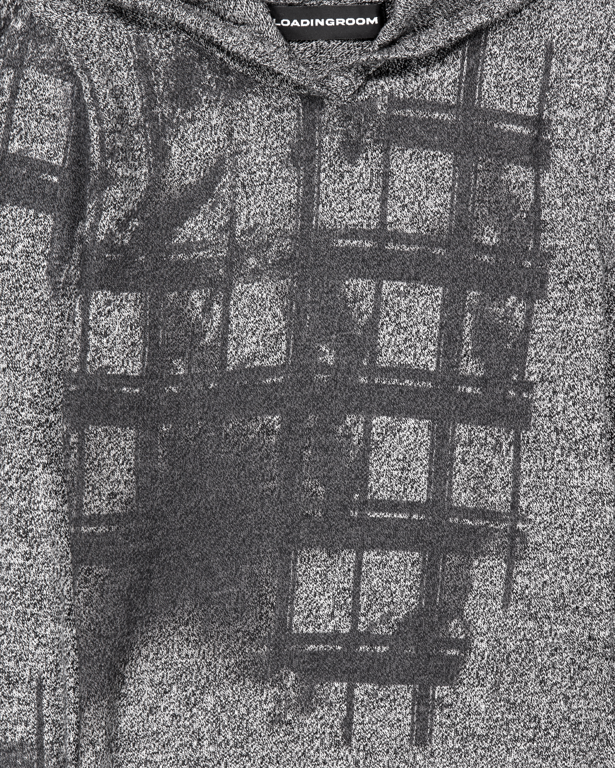 PUZZLED WOOL HOODIE DRESS-7