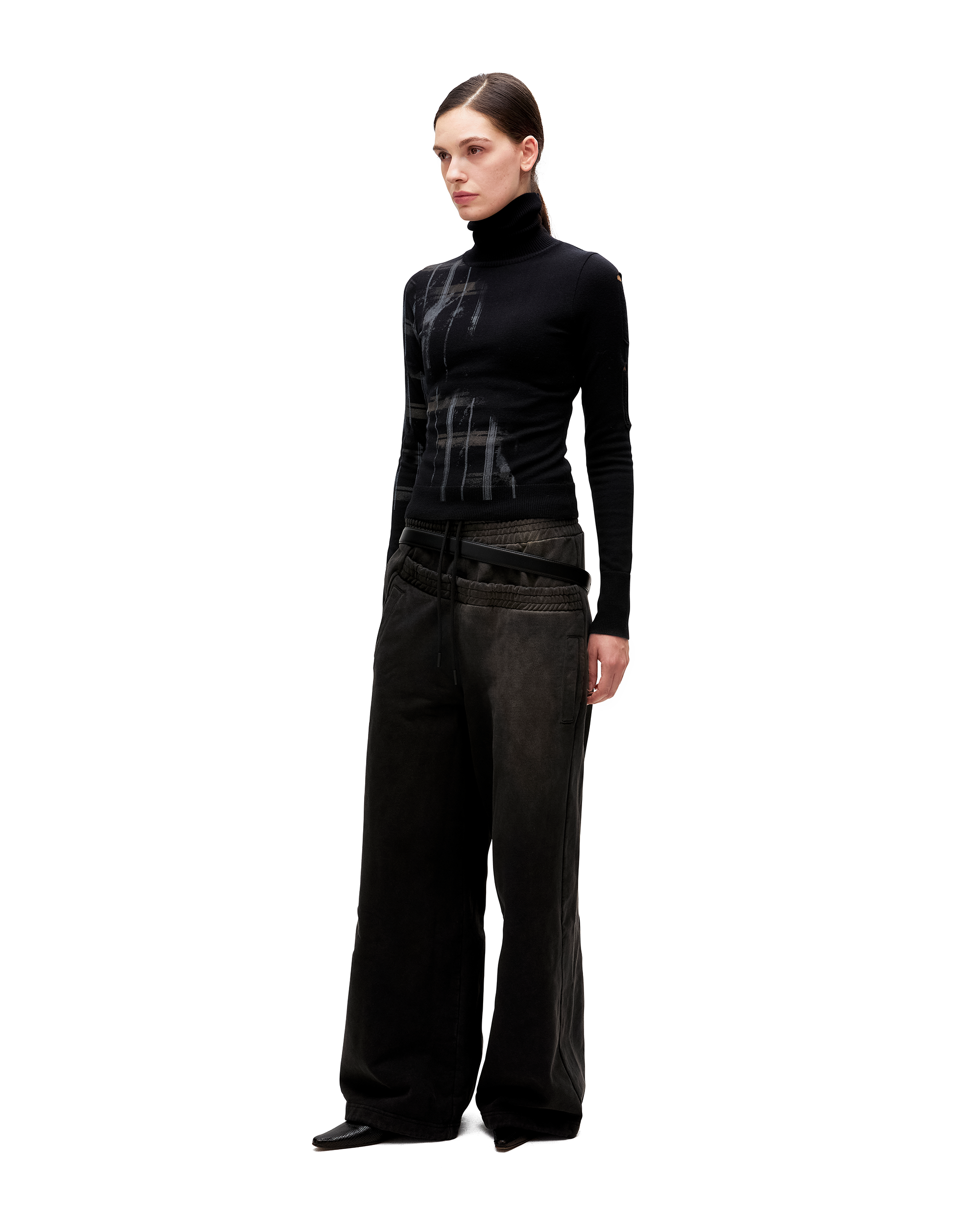 PUZZLED WOOL SWEATER-2