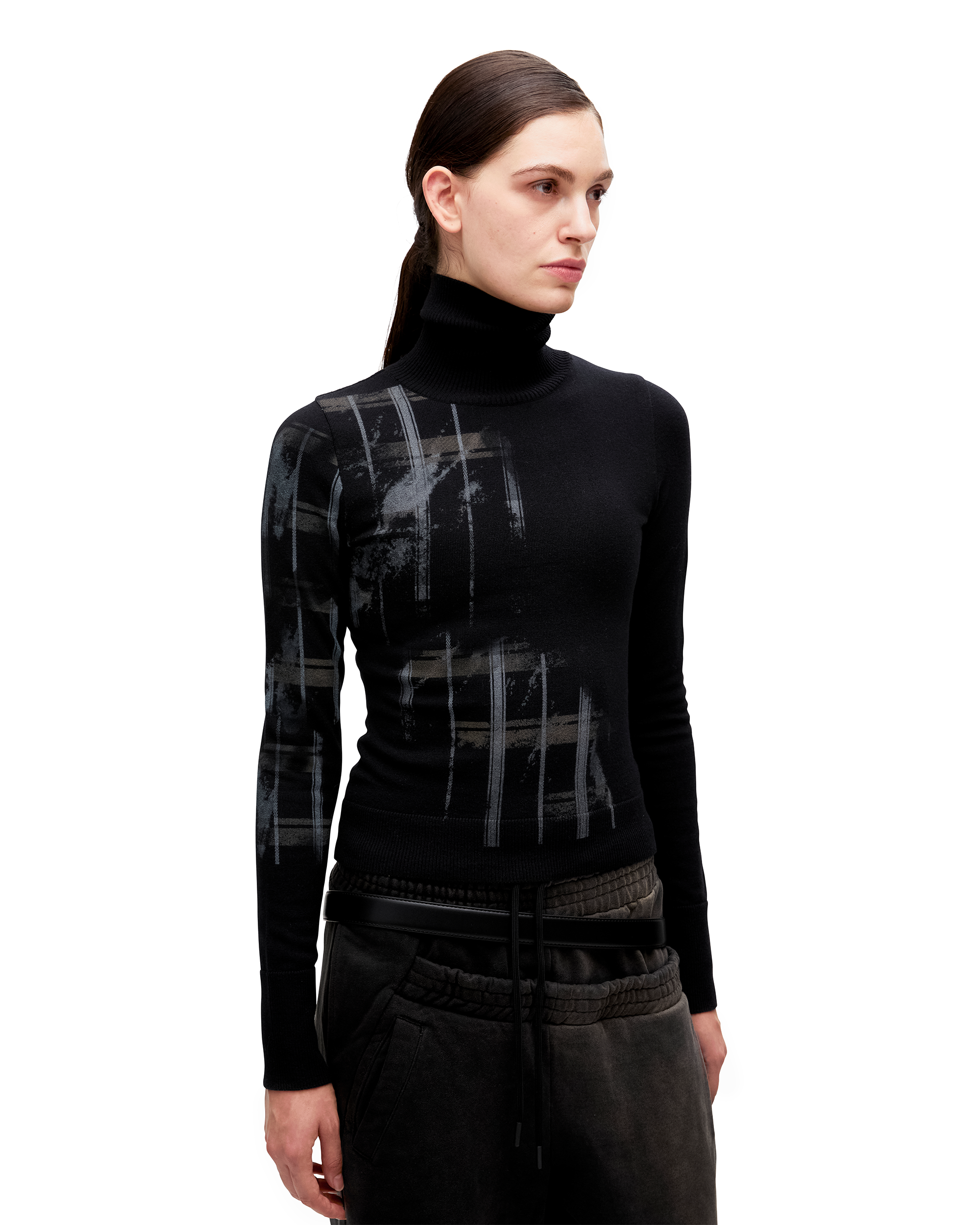 PUZZLED WOOL SWEATER