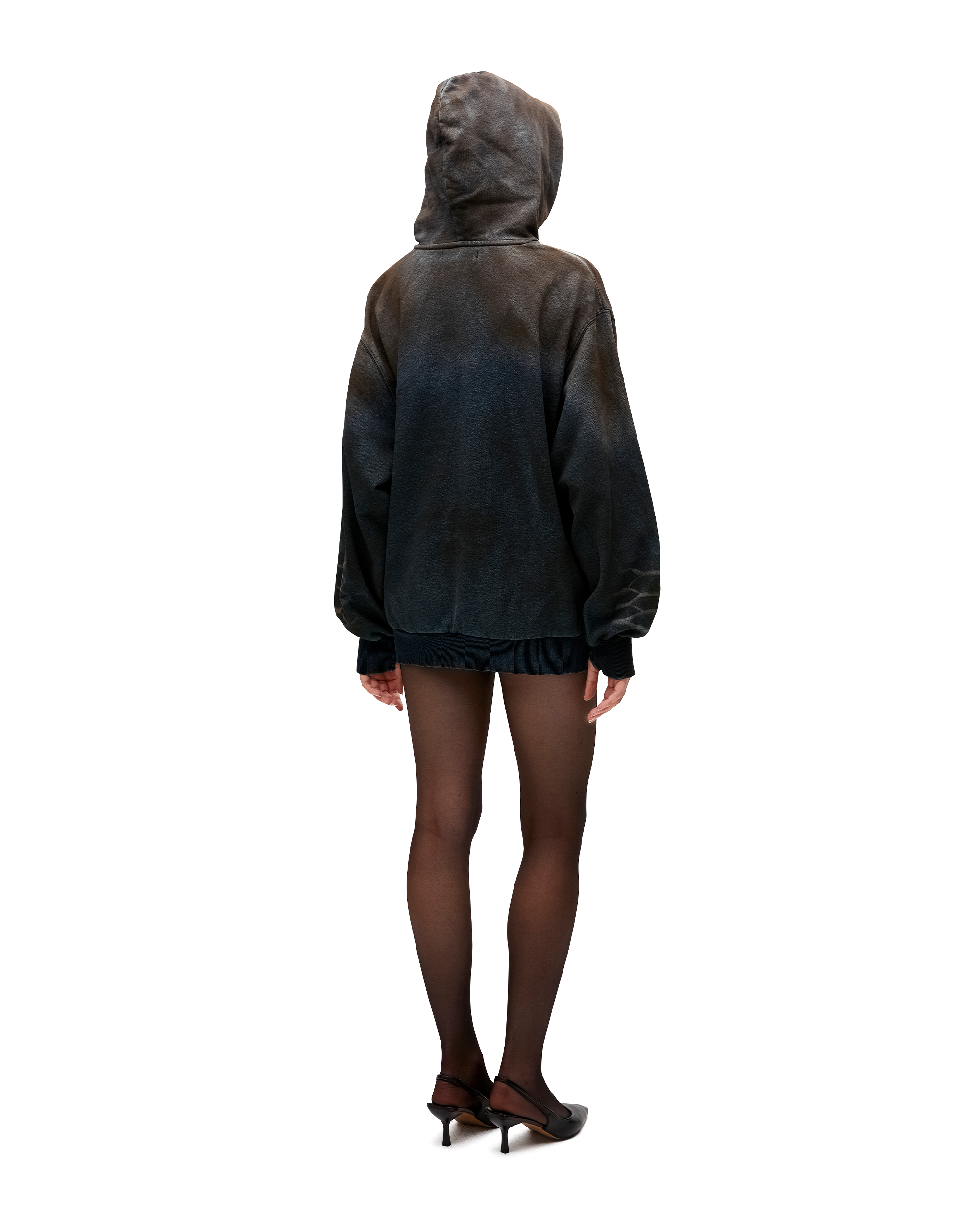 RELAXED DENIM JERSEY HOODIE-3
