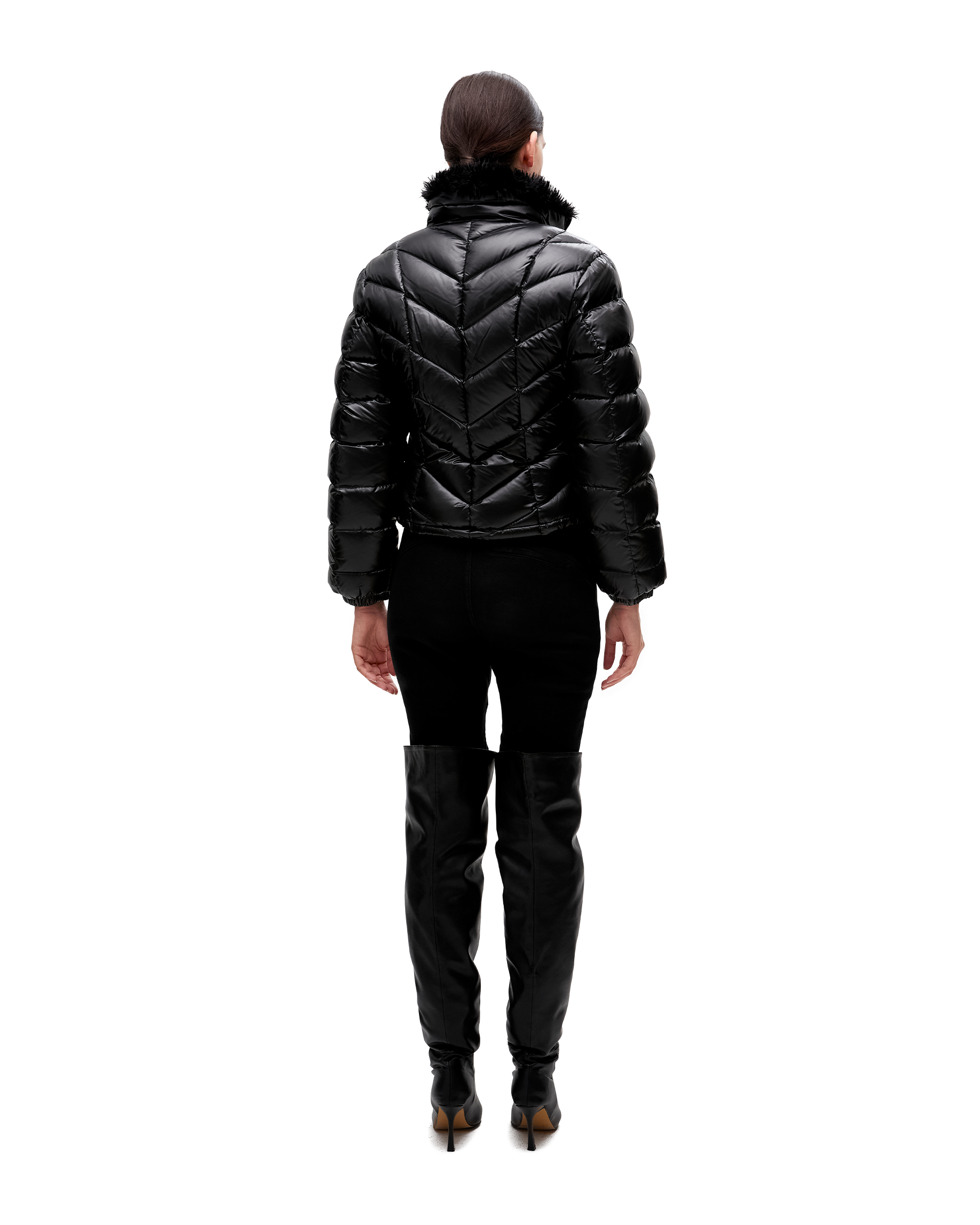REVERSIBLE FAUX FUR DOWN JACKET-3