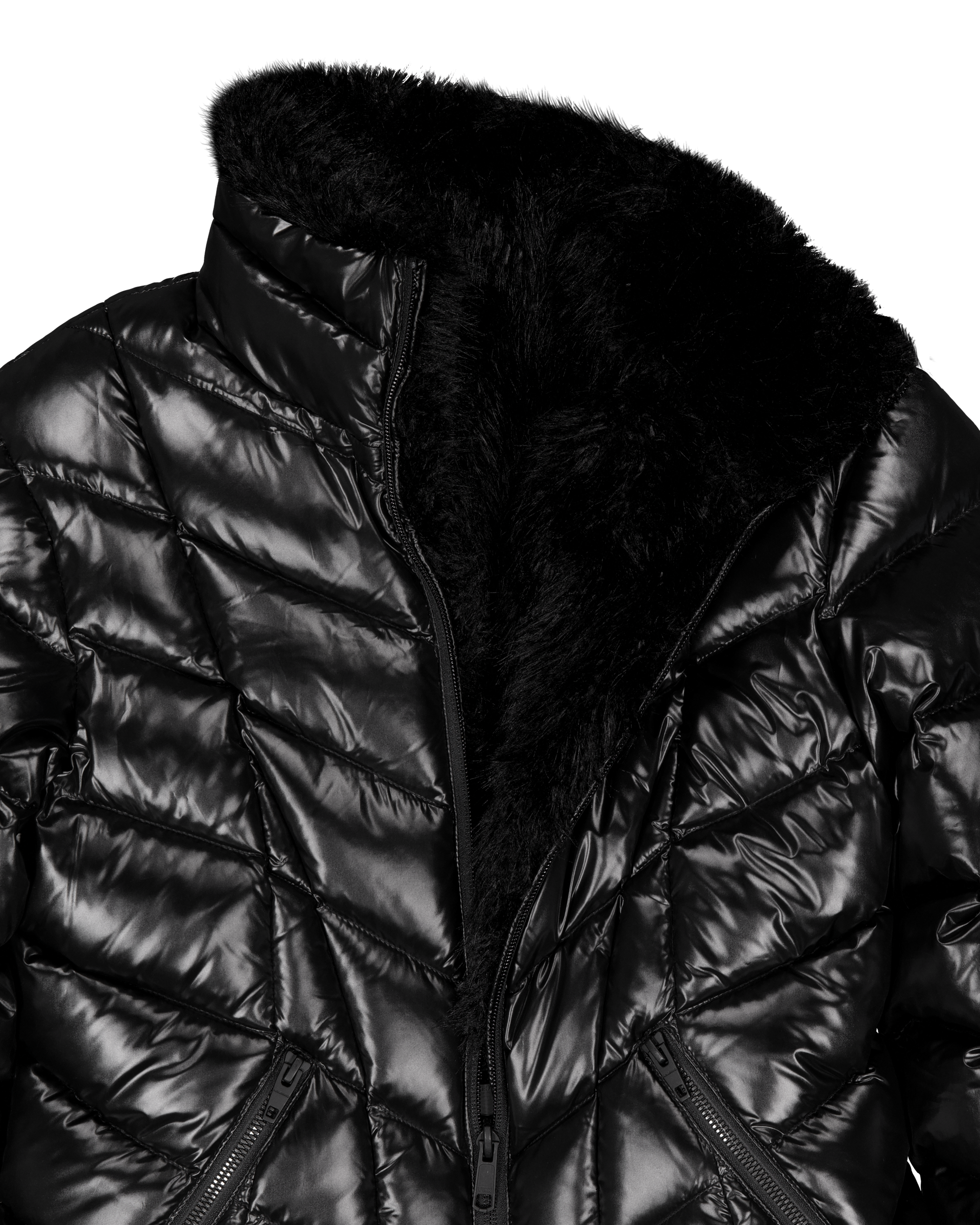 REVERSIBLE FAUX FUR DOWN JACKET-7
