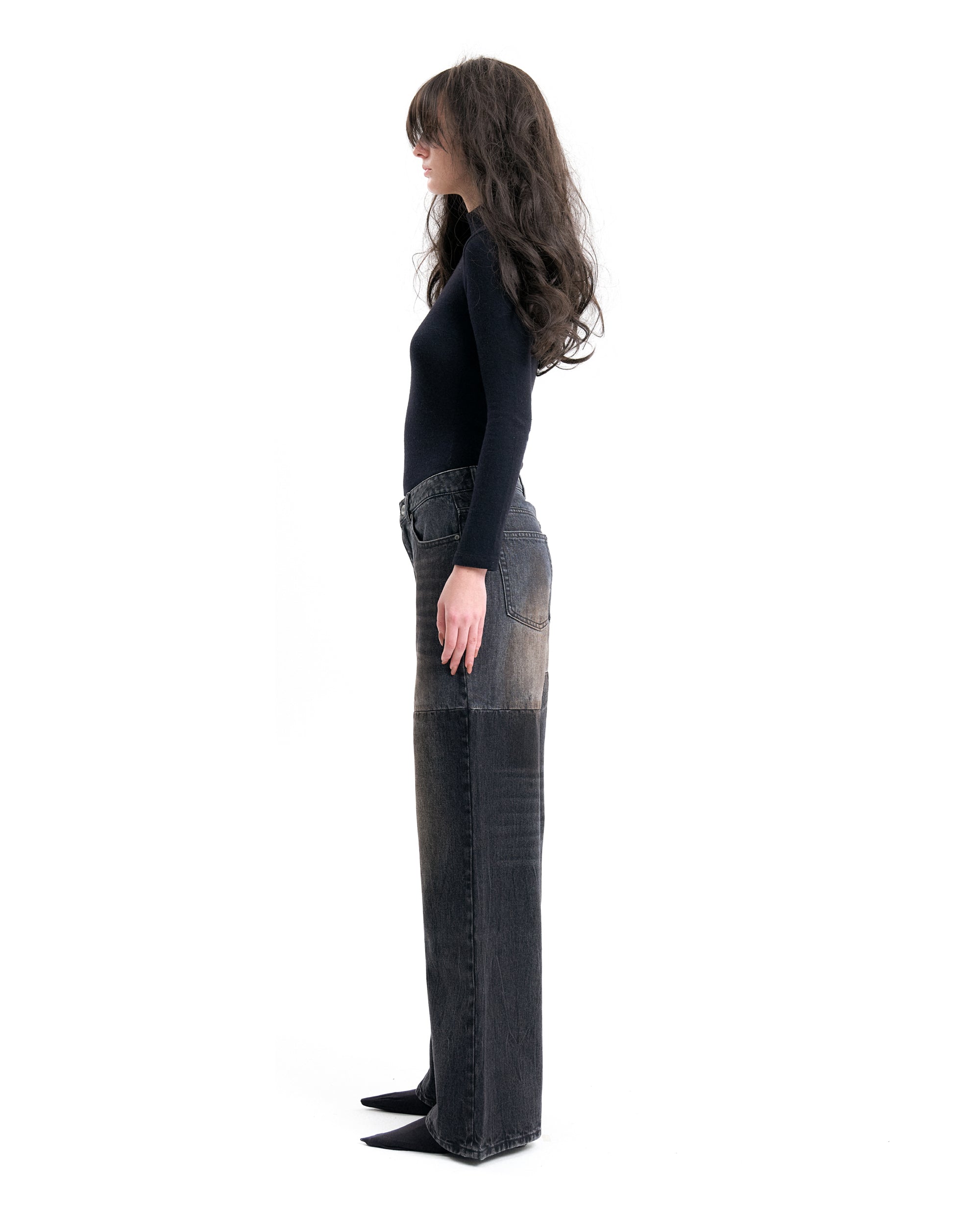 (EMMA) STRANGE DENIM PANTS-3