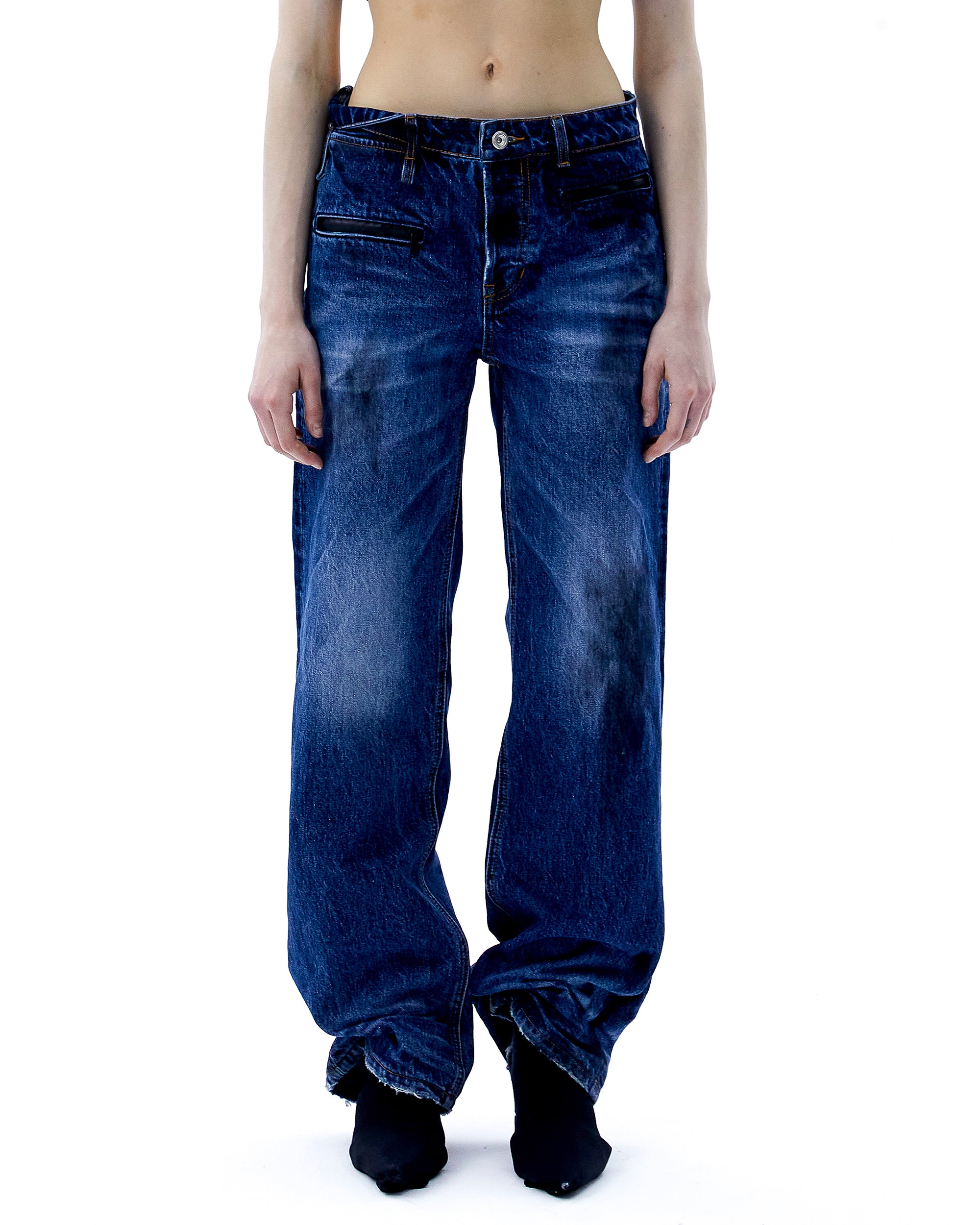 (ARIELLA) DIRTY DENIM PANTS