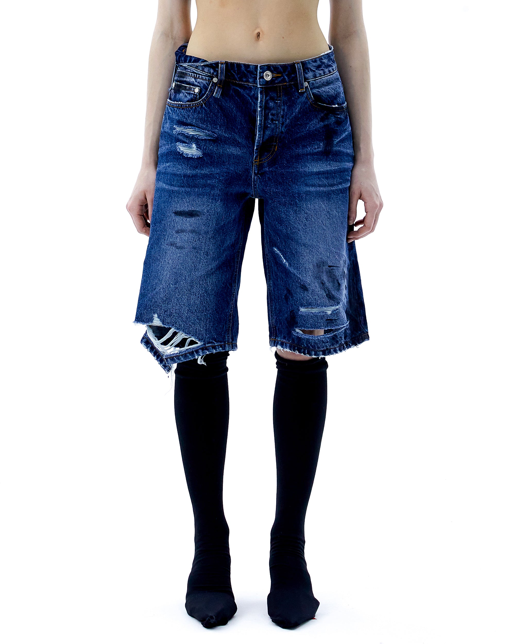 (ARIELLA) DIRTY DENIM SHORTS