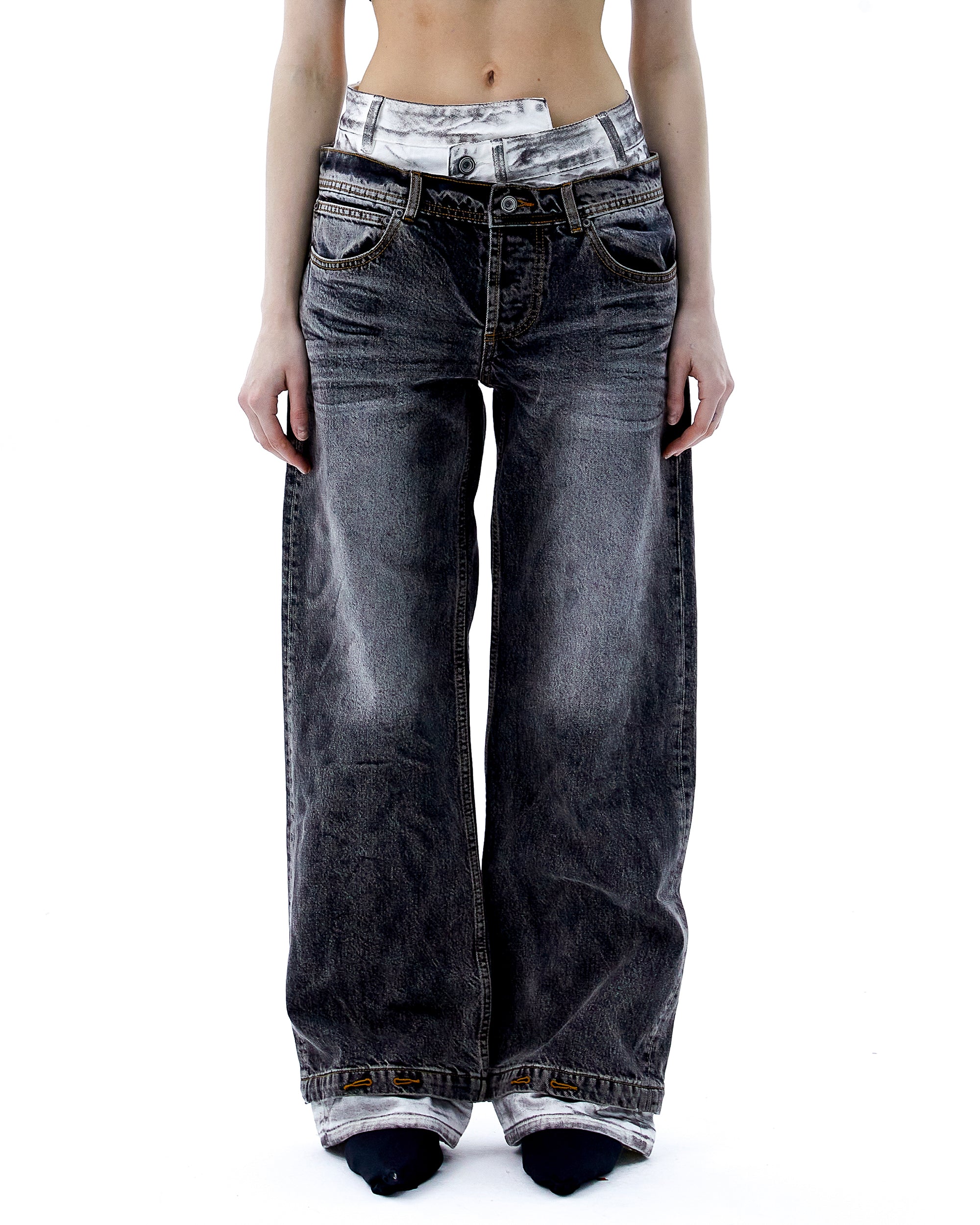 (ARIELLA) STRANGE DENIM PANTS