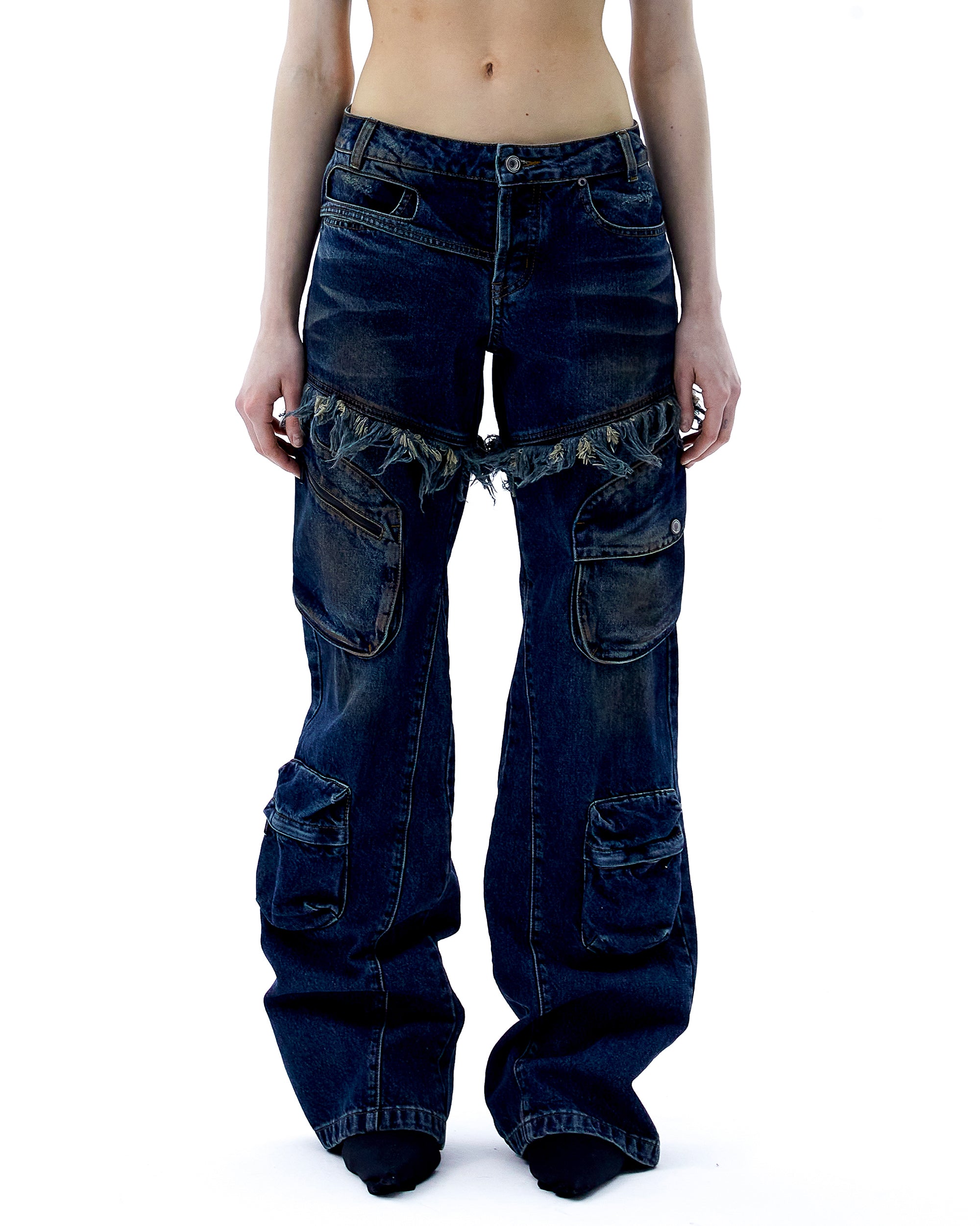 (ARIELLA) WORK DENIM PANTS